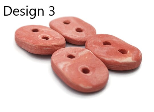 4Pc Oval Sewing Buttons Lot, Cute Big Buttons For Jewelry Making, Best Sellers Sewing Supplies And Notions, Unique Buttons For Crafts - Ceramica Ana Rafael