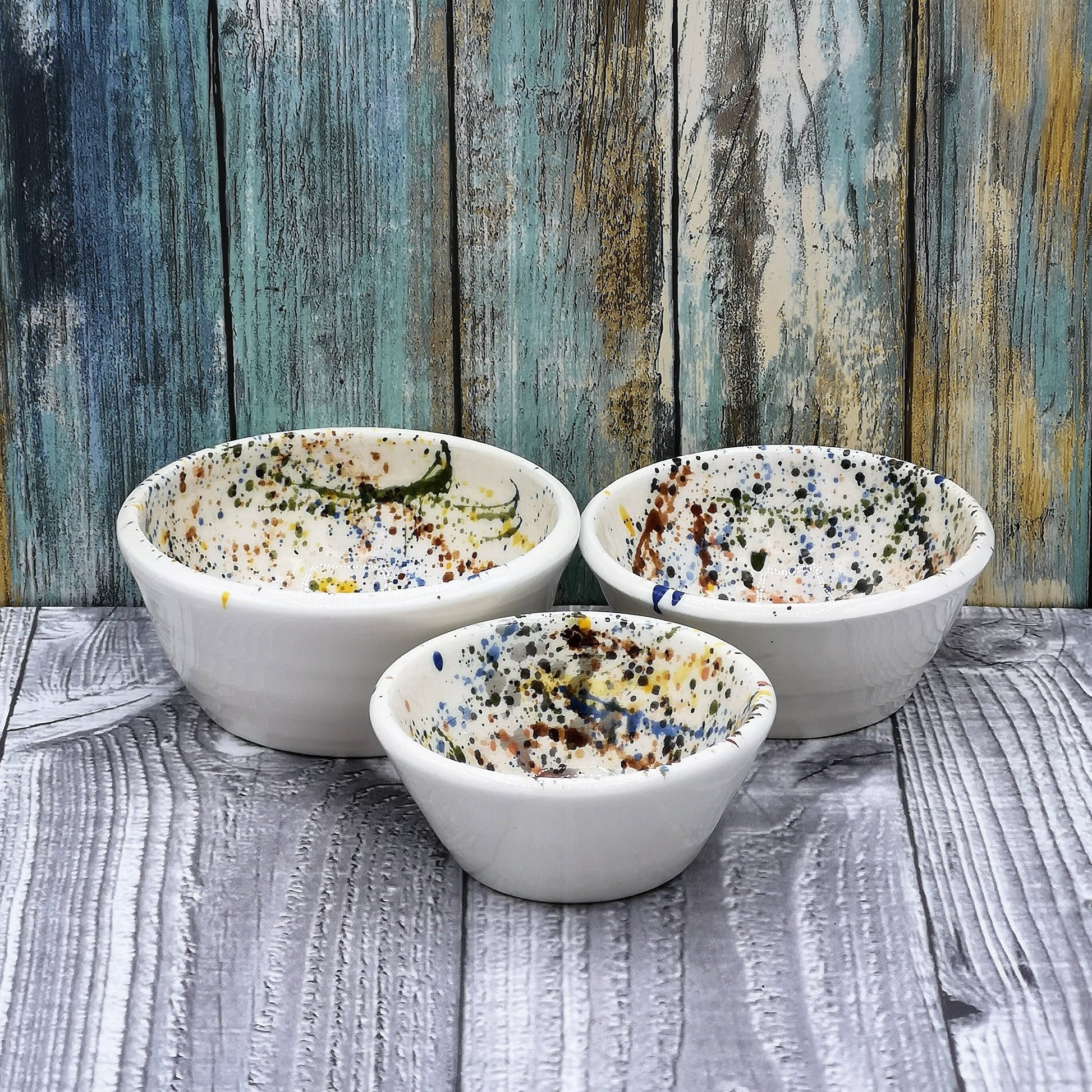 Handmade Ceramic Bowl Set Of 3, Dining Room Decor Housewarming Gift First Home, Decorative Bowl, Serving Bowl Ready To Ship - Ceramica Ana Rafael
