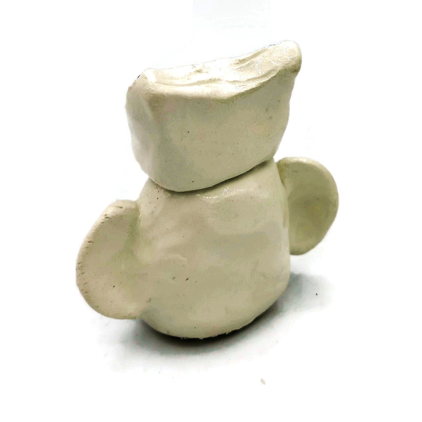 Ceramic Sculpture For Table, Owl Figurine Modern Clay Sculpture Graduation Gift, Housewarming Gift First Home, Bird Sculpture - Ceramica Ana Rafael