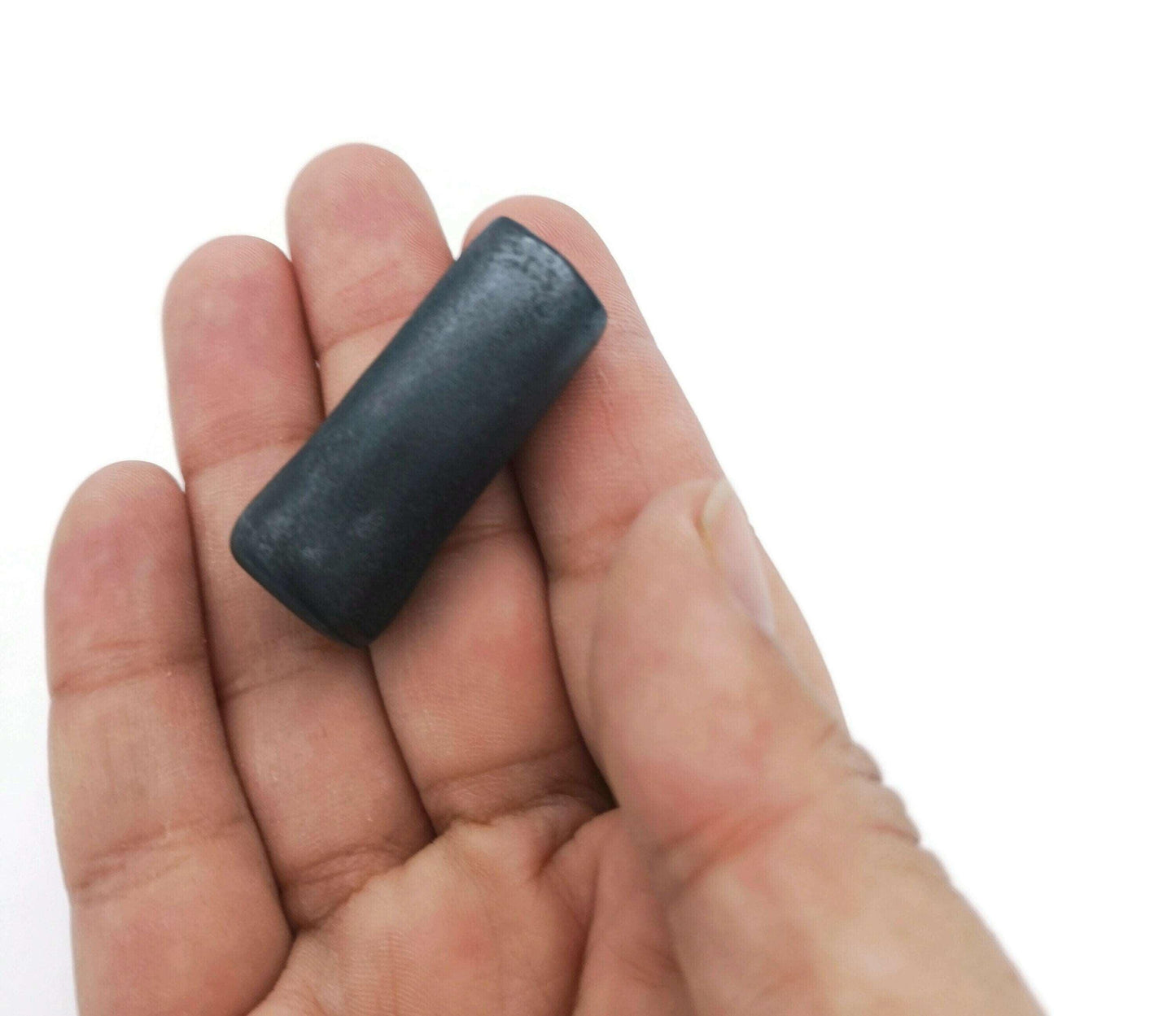 1Pc 35mm Large Tube clay beads for jewelry making supplies, ceramic macrame beads large hole, beard beads for hair braids, dreadlock beads