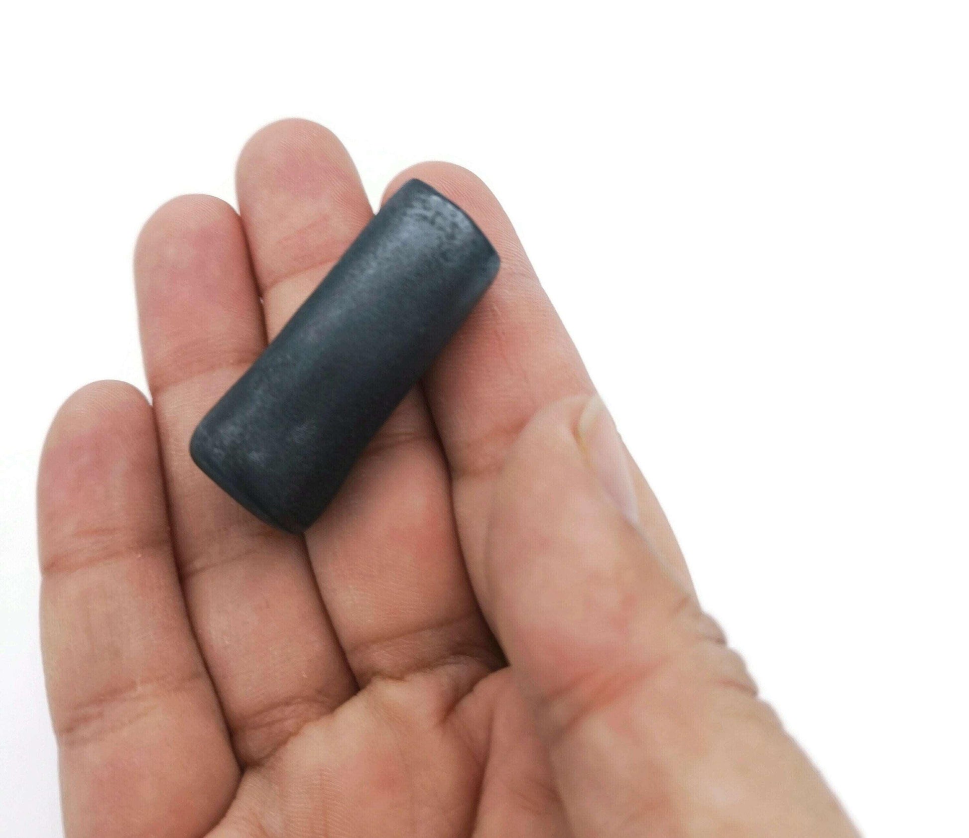 1Pc 35mm Large Tube clay beads for jewelry making supplies, ceramic macrame beads large hole, beard beads for hair braids, dreadlock beads