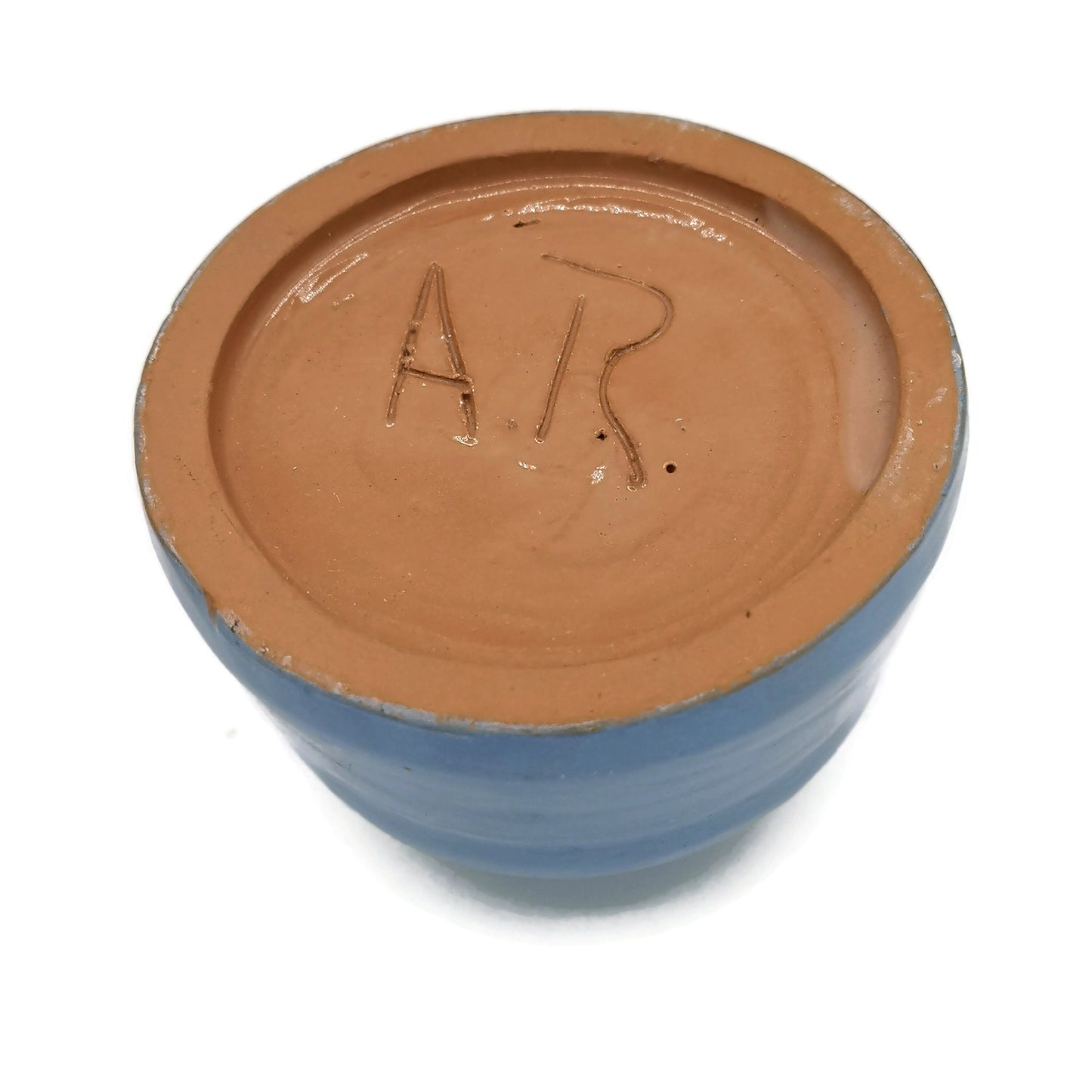 Blue Handmade Ceramic Vase Pen Holder, Pencil Holder For Dad, Fathers Day Gift From Daughter, Office Desk Accessories Best Gifts For Him - Ceramica Ana Rafael