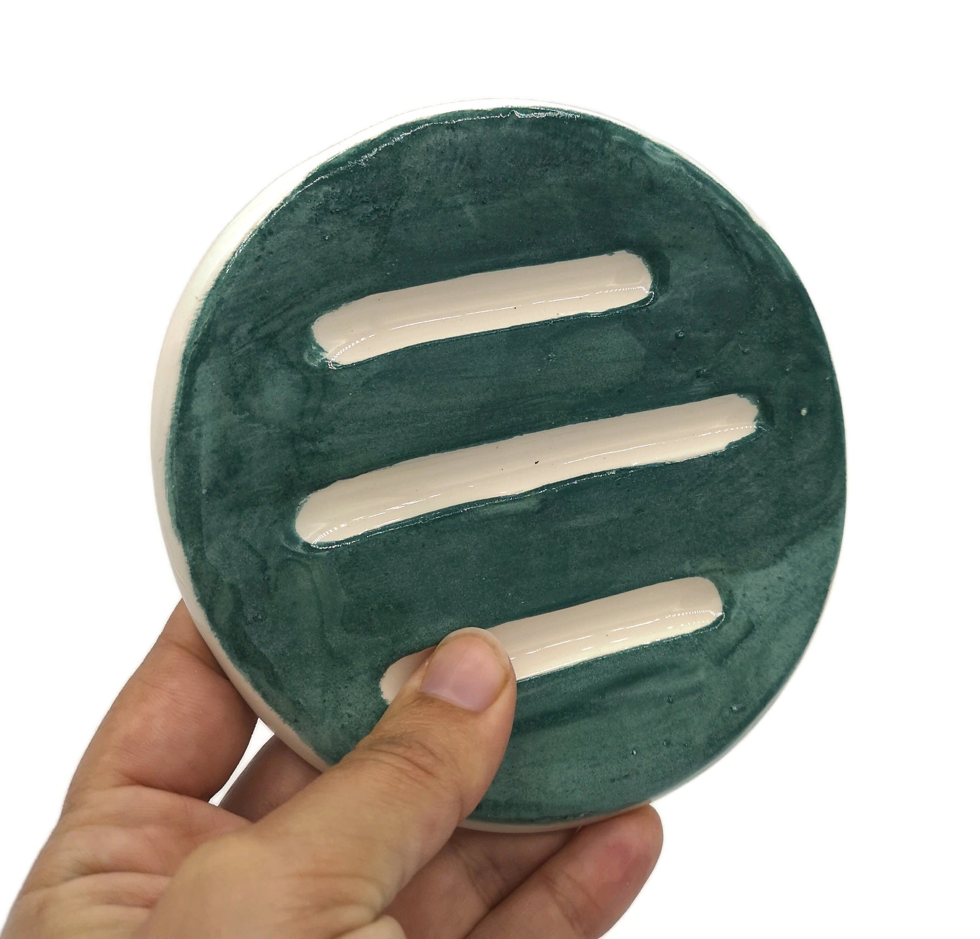 DRAINING SOAP DISH Soap Holder, Eco Friendly Bathroom Accessories, Zero waste Clay Soap Dish, Drain Soap Dish, Soap Tray, Soap Bar Holder - Ceramica Ana Rafael