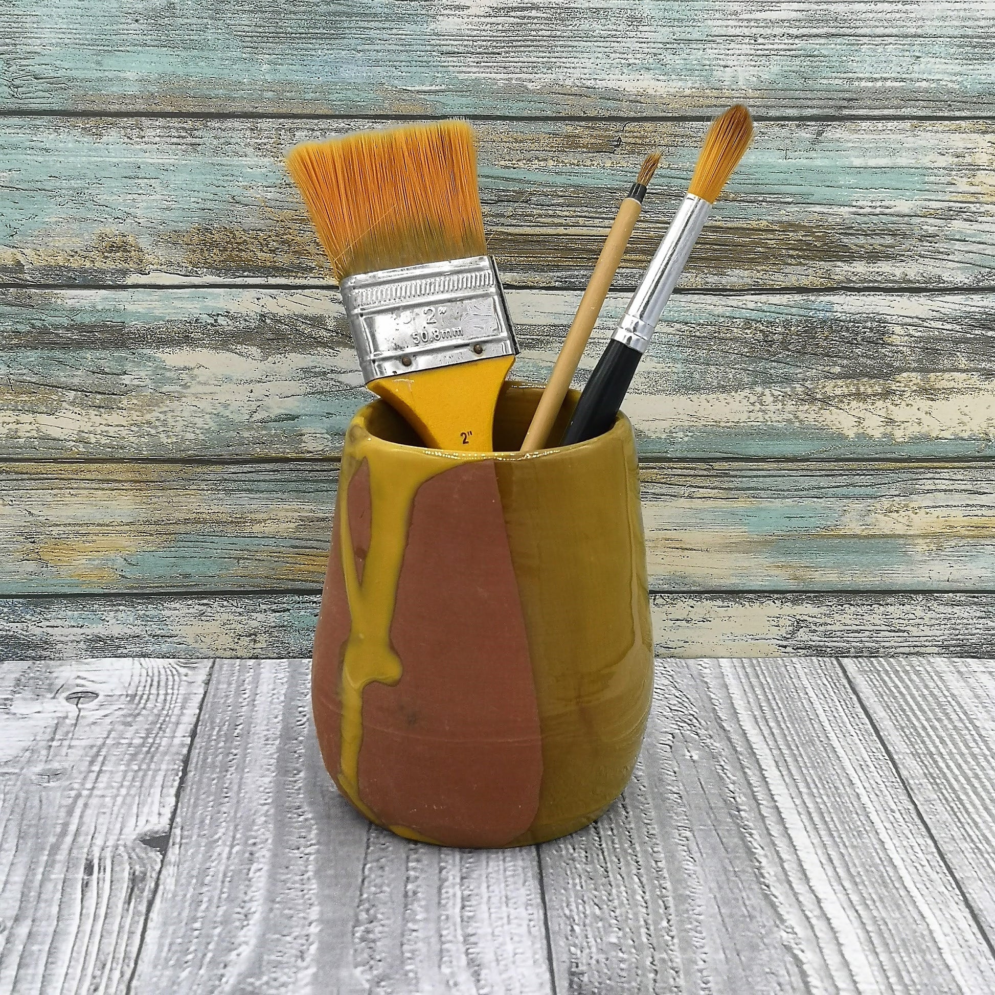 CERAMIC UTENSIL HOLDER, Modern Ceramic Vase, Large Utensil Kitchen Holder Vase, Custom Utensil Organizer, Studio Pottery - Ceramica Ana Rafael