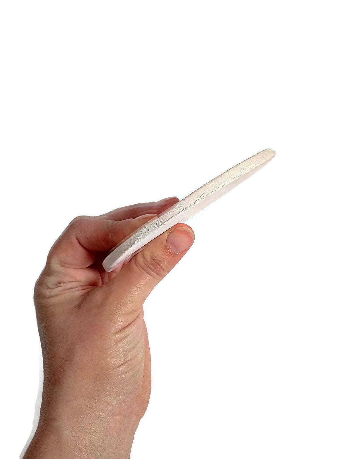 Round Ceramic Coasters Ready To Paint, 3Pc Handmade Blank Car Coasters, Unpainted Ceramics u Paint, Diy Bisque Pottery Coasters To Paint - Ceramica Ana Rafael