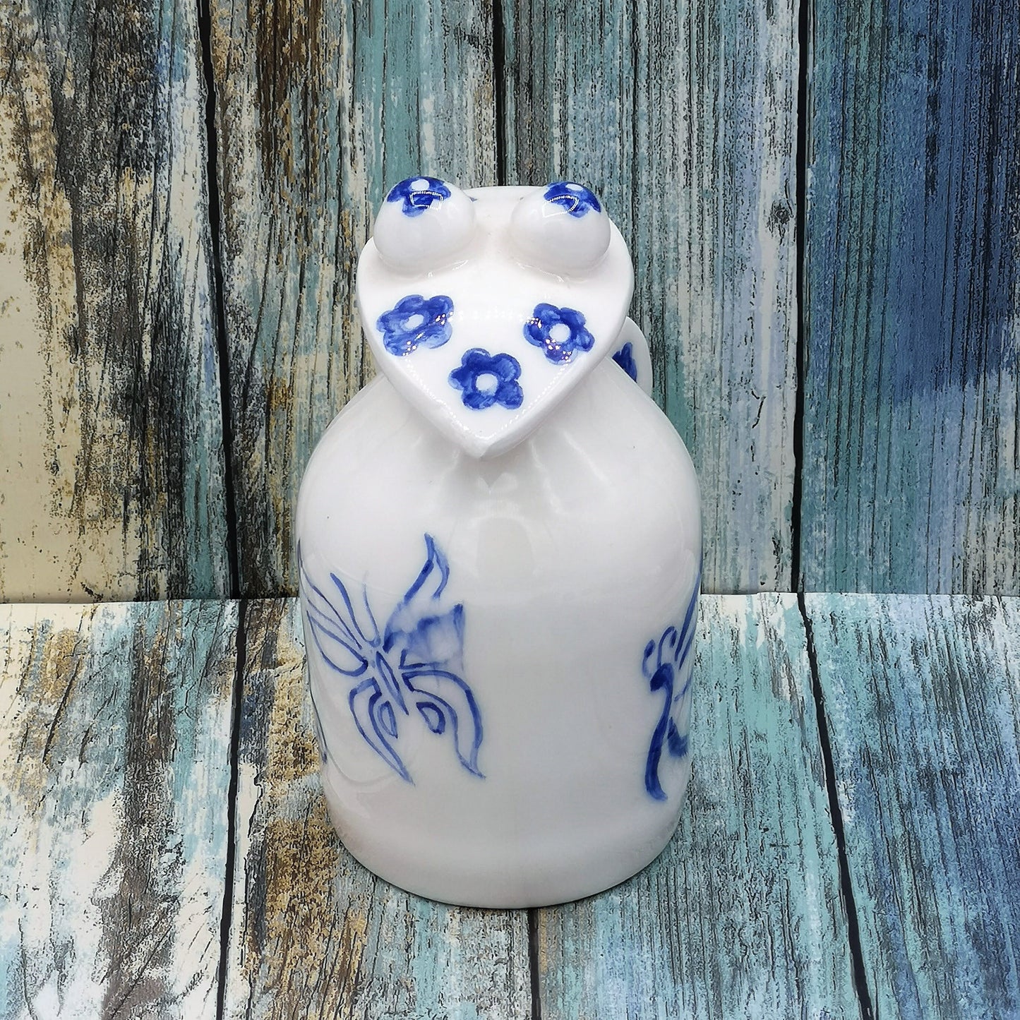 PITCHER WITH LID, Pottery Vase, Hand Painted Pitcher, Ceramic Jug, Iced Tea Pitcher, Small Pitcher, Ceramic Water Pitcher, Host Gift - Ceramica Ana Rafael