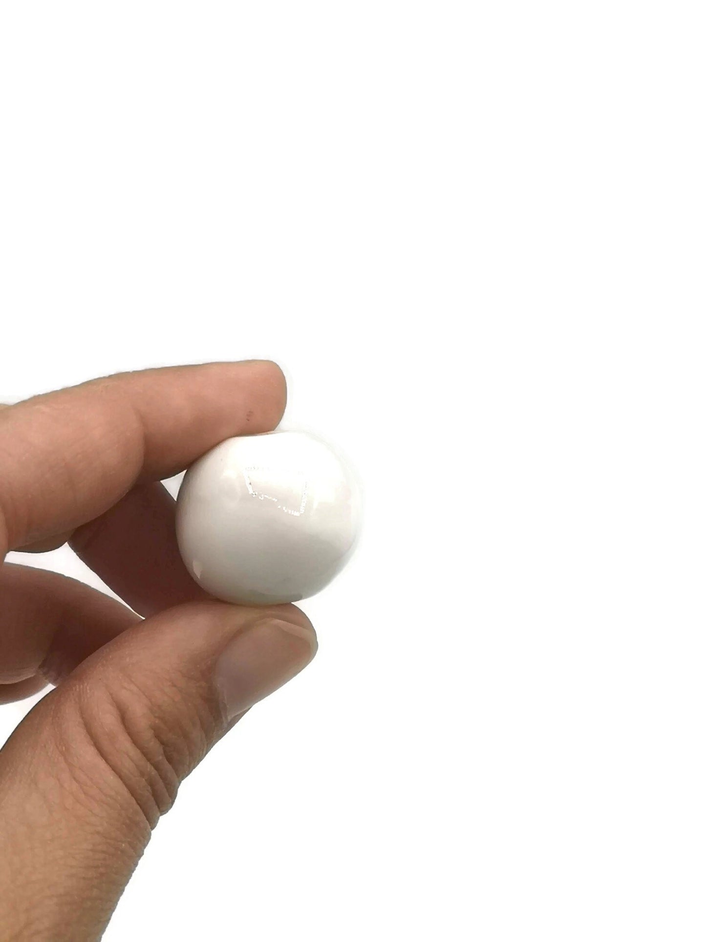 5 Pc 20mm Handmade Ceramic Beads For Jewelry Making, Large Hole Macrame Beads, Unique Clay Beads Artisan Craft Supplies - Ceramica Ana Rafael