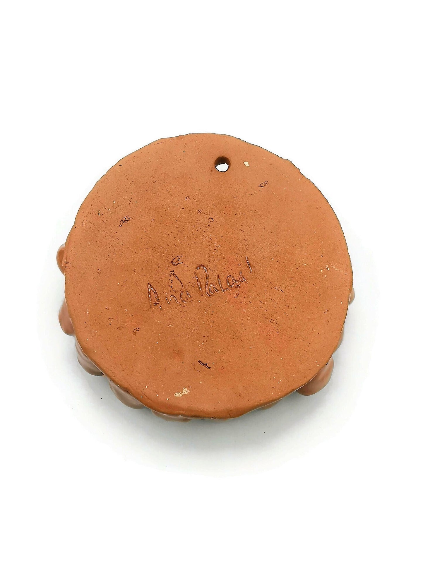 Handmade Ceramic Coral Wall Hanging, Unique Terracotta Artisan Pottery Wall Decor Beach Themed, Unique Ocean Wall Art For Home Decor - Ceramica Ana Rafael