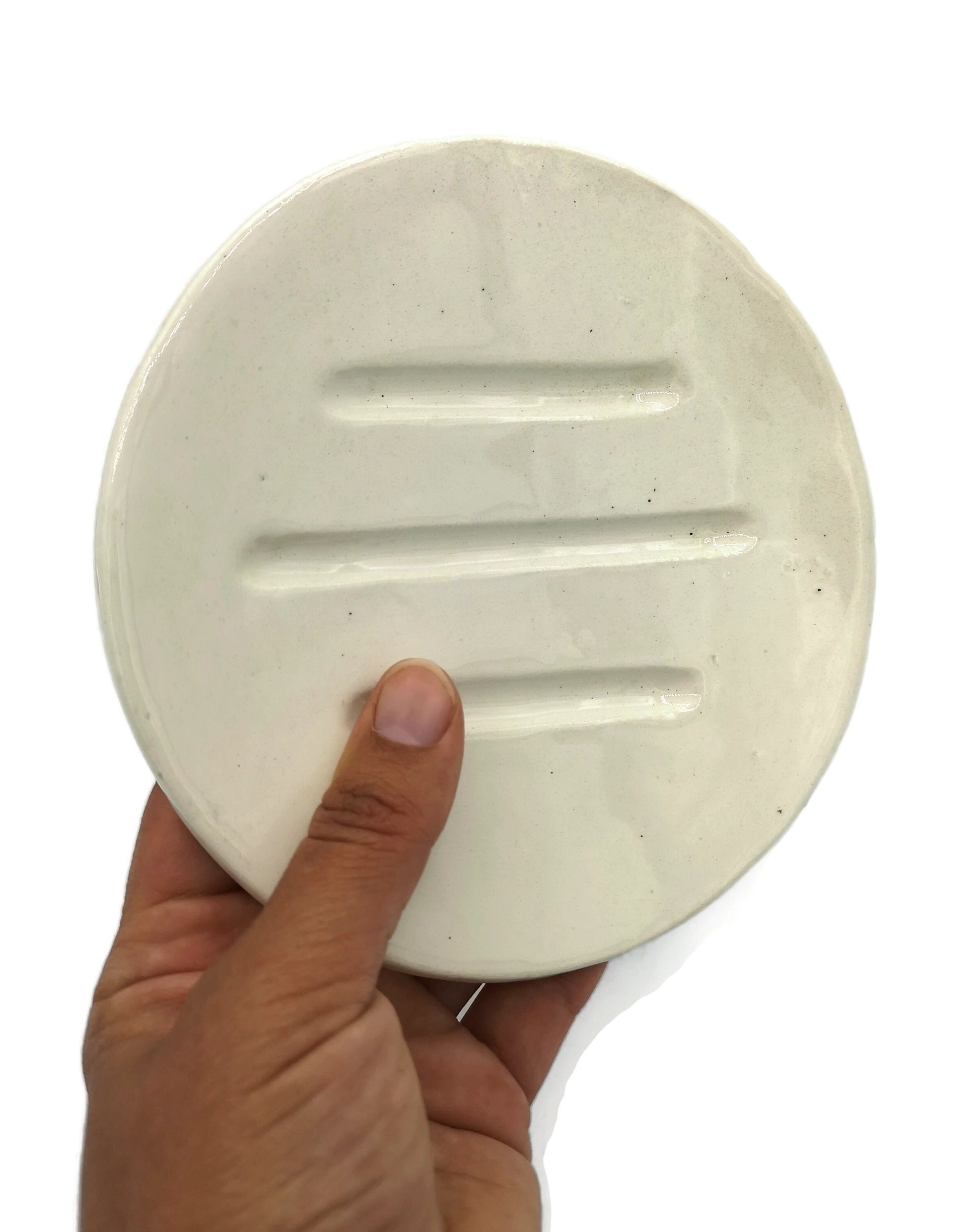 ZERO WASTE DISH Soap Bar Holder For Bathroom, Dish Soap Dispenser - Ceramica Ana Rafael