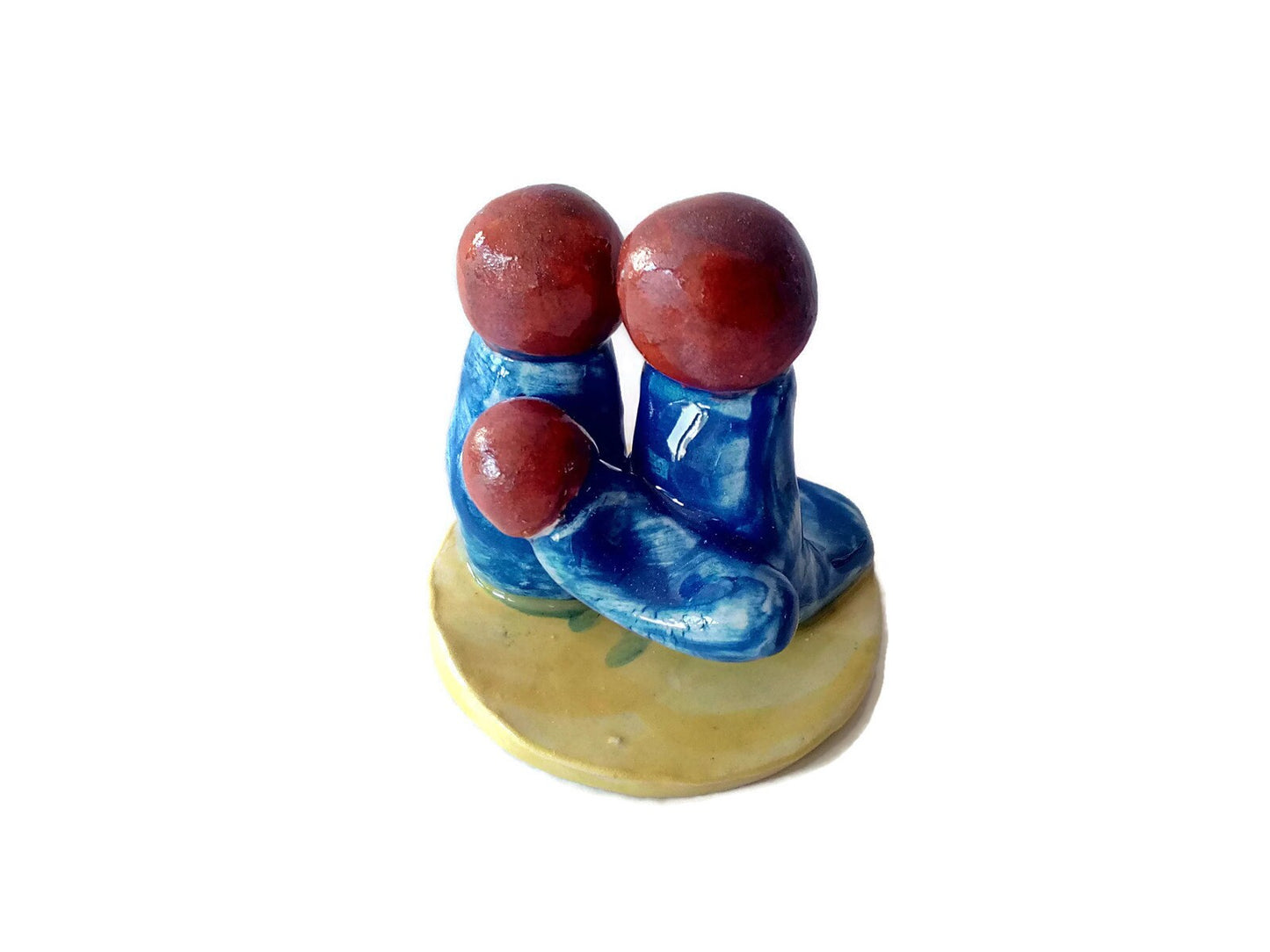 Statues Sculptures, Holy Family Ceramic Sculpture, Handmade Pottery Table Sculpture Nativity Scene Contemporary Art House Warming Gifts - Ceramica Ana Rafael