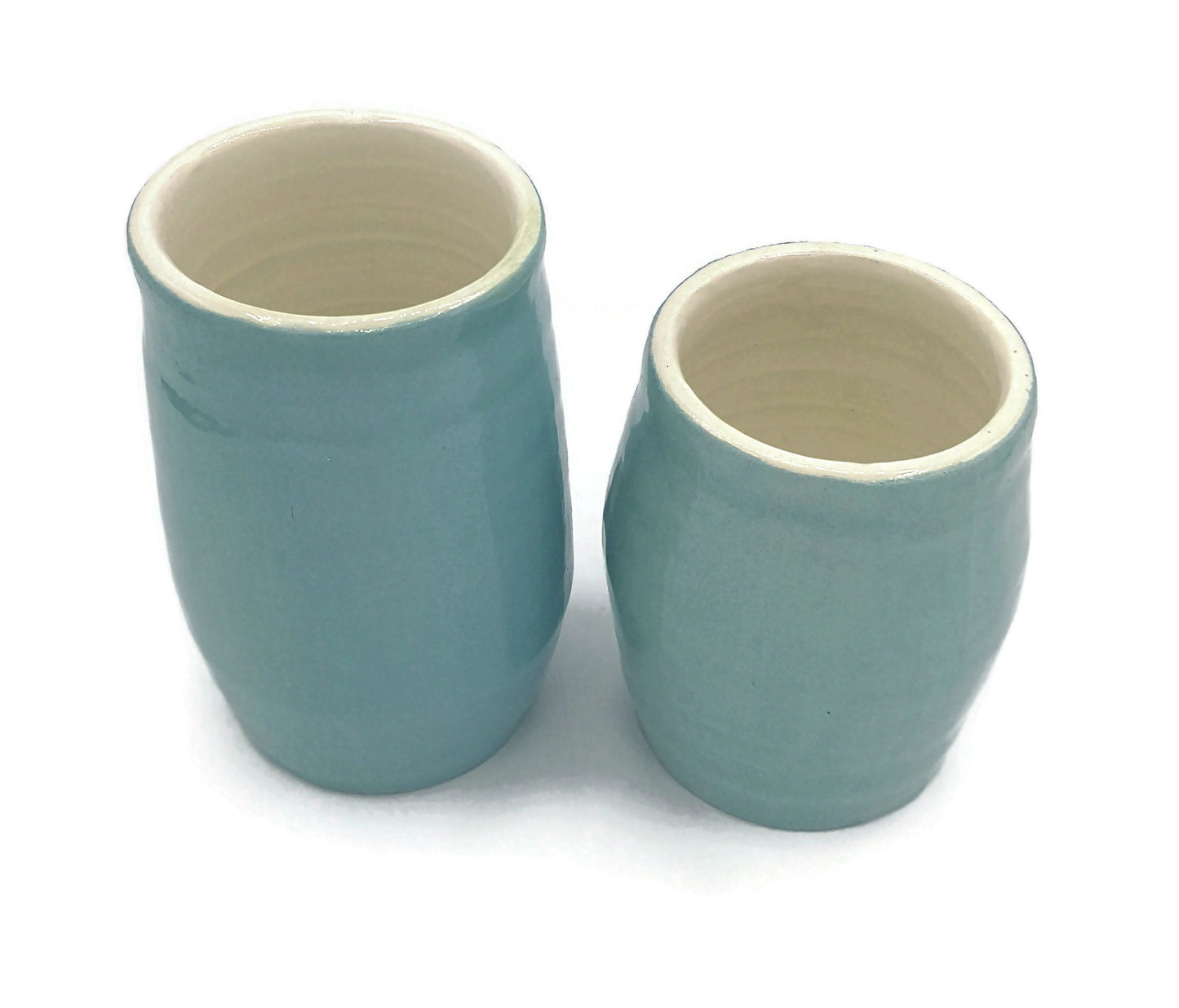 LARGE UTENSIL HOLDER, Handmade Ceramic Succulent Planter Vase With Drainage, Housewarming Gift First Home, Desk Organizer Crock - Ceramica Ana Rafael