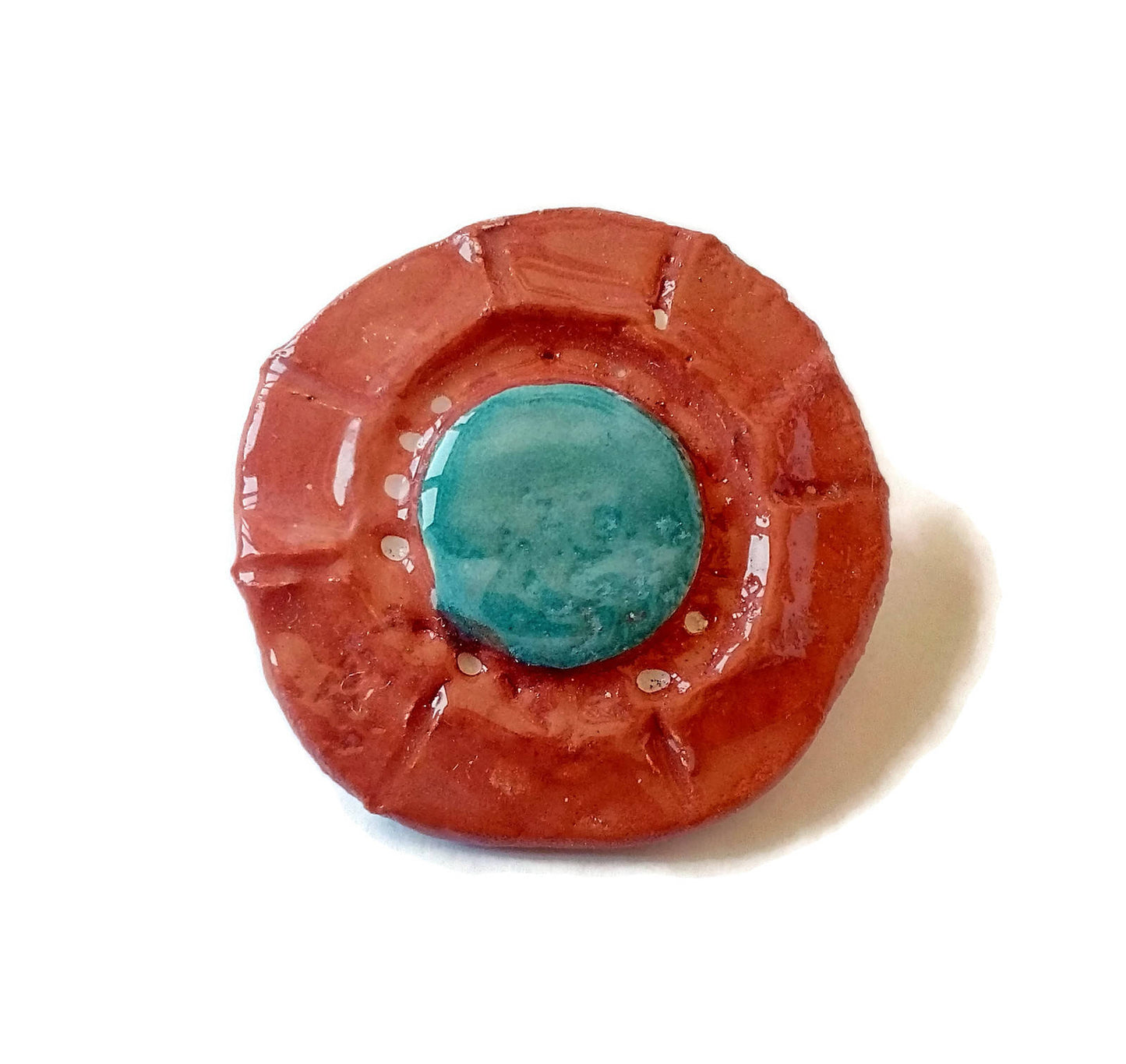 Handmade Ceramic Cameo Brooch, Best Gifts For Her, Broach Pin, Grandma Christmas Gifts, Mom Birthday Gift From Daughter - Ceramica Ana Rafael