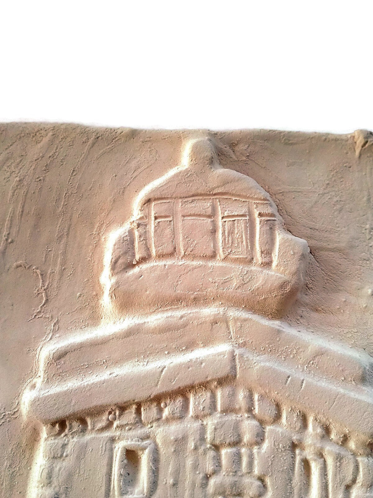 Lighthouse tile for crafts, unpainted ceramic bisque ready to paint, blank tile nautical, DIY gifts for mom, craft supplies for adults, best - Ceramica Ana Rafael