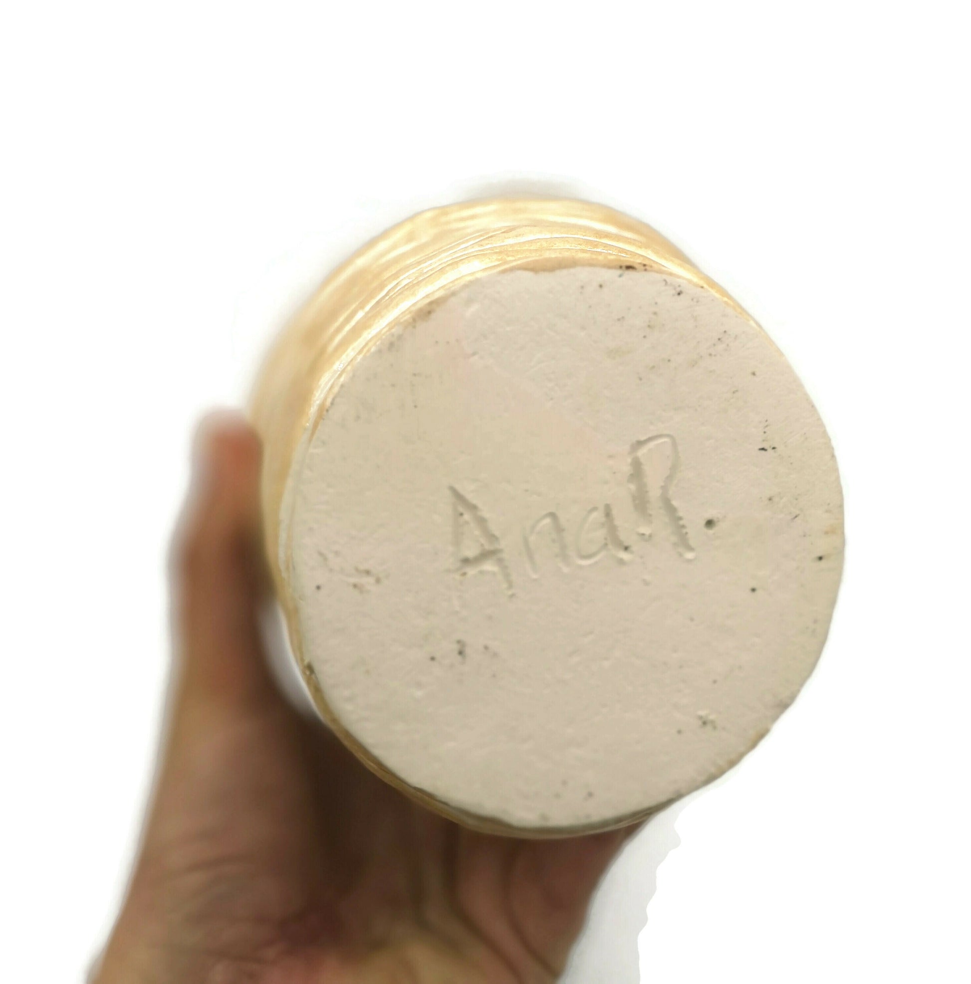 Decorative Bottle With Cork, Best Gifts For Him, Ceramic Vase Farmhouse Decor, Best Sellers Dad Birthday Gift, Rustic Home Decor Ceramic Jar - Ceramica Ana Rafael