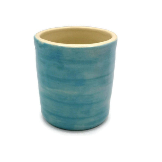 Handmade Ceramic Utensil Holder, Turquoise Kitchen Utensil Organizer, Unique Wedding Gift For Couple, Housewarming Gift New Home - Ceramica Ana Rafael