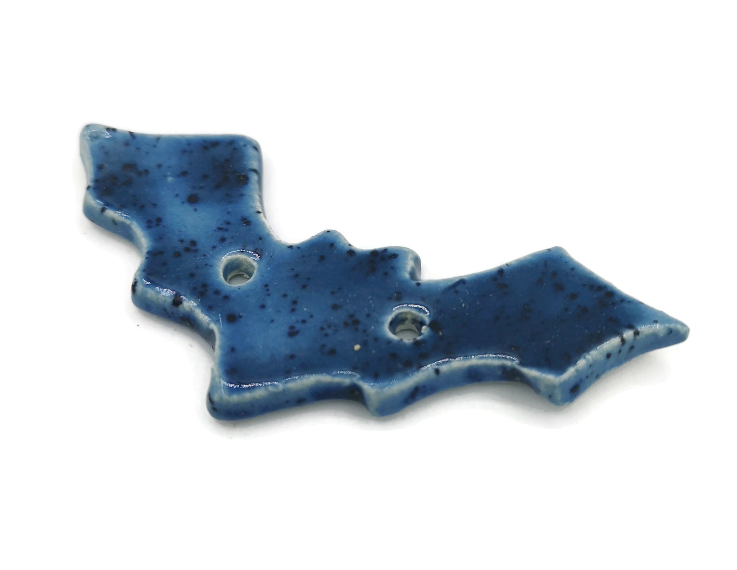 NOVELTY BUTTONS, HALLOWEEN Buttons, Set Of 3 Large Bat Sewing Buttons, Handmade Ceramics Gifts For Her, Handmade Pottery - Ceramica Ana Rafael