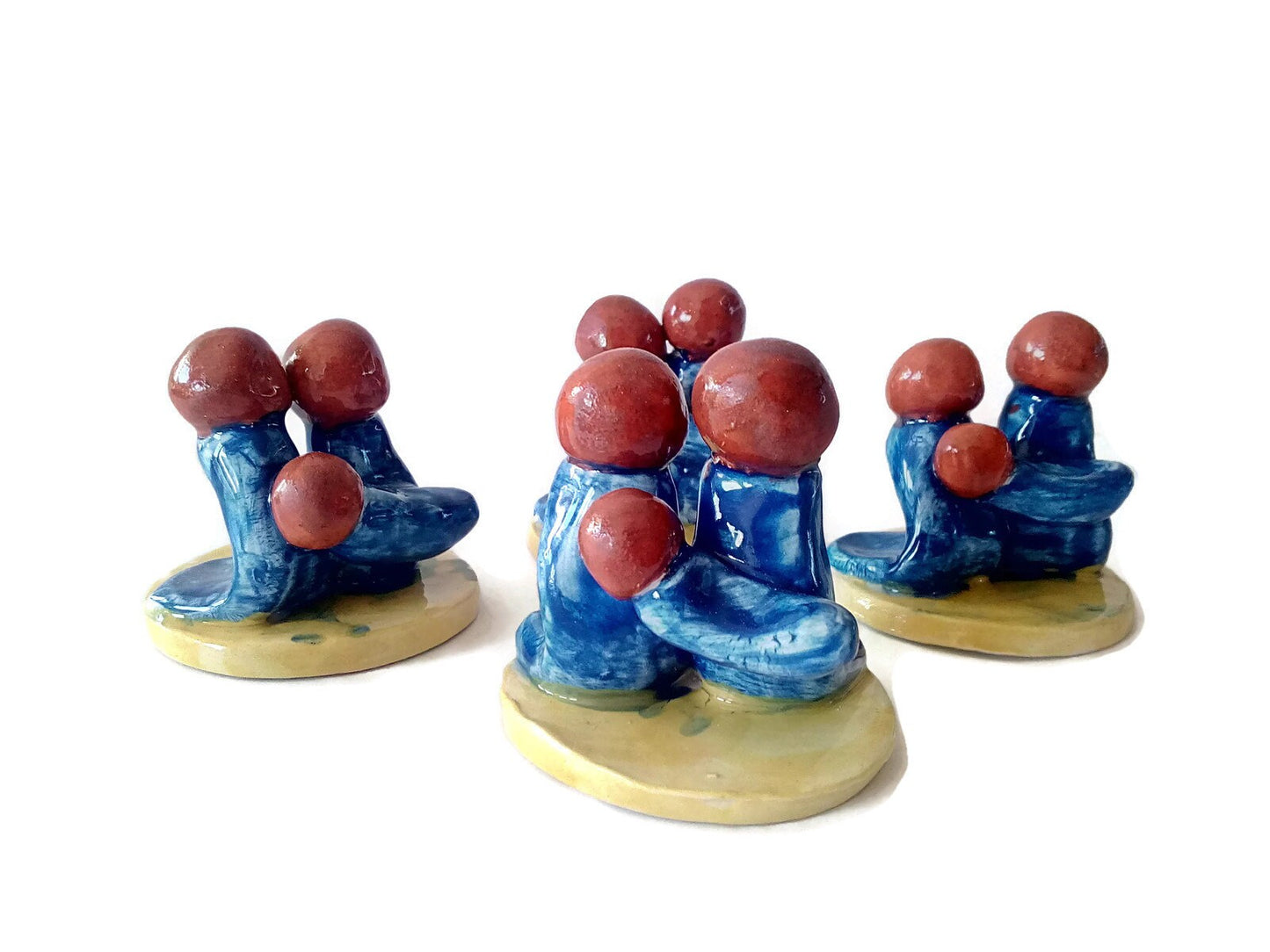 Statues Sculptures, Holy Family Ceramic Sculpture, Handmade Pottery Table Sculpture Nativity Scene Contemporary Art House Warming Gifts - Ceramica Ana Rafael