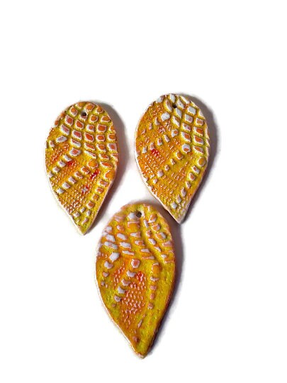 ANTIQUE CHRISTMAS ORNAMENTS, Pine Cone Art, Set of 3 Ceramic Christmas Wall Hanging Boho, Farmhouse Wall Decor, Best Sellers 2022 Handmade - Ceramica Ana Rafael