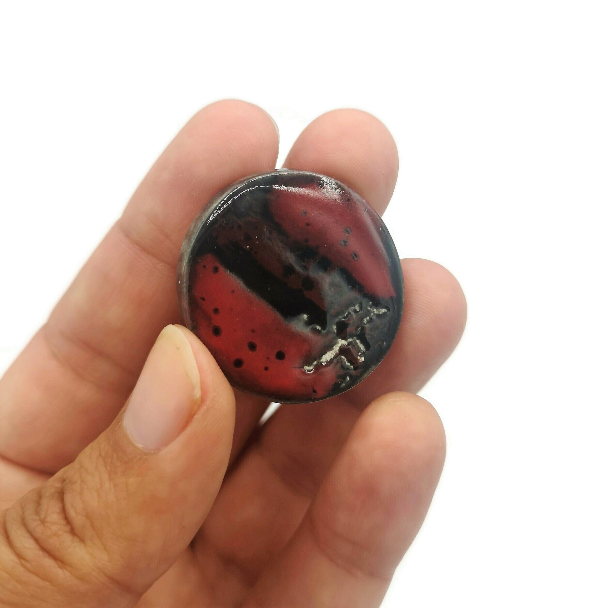 Ceramic Jewelry Brooch Pin For Women, Mothers Day Gift For Grandma, Broach Best Gifts For Her, Mom Birthday Gift From Son - Ceramica Ana Rafael