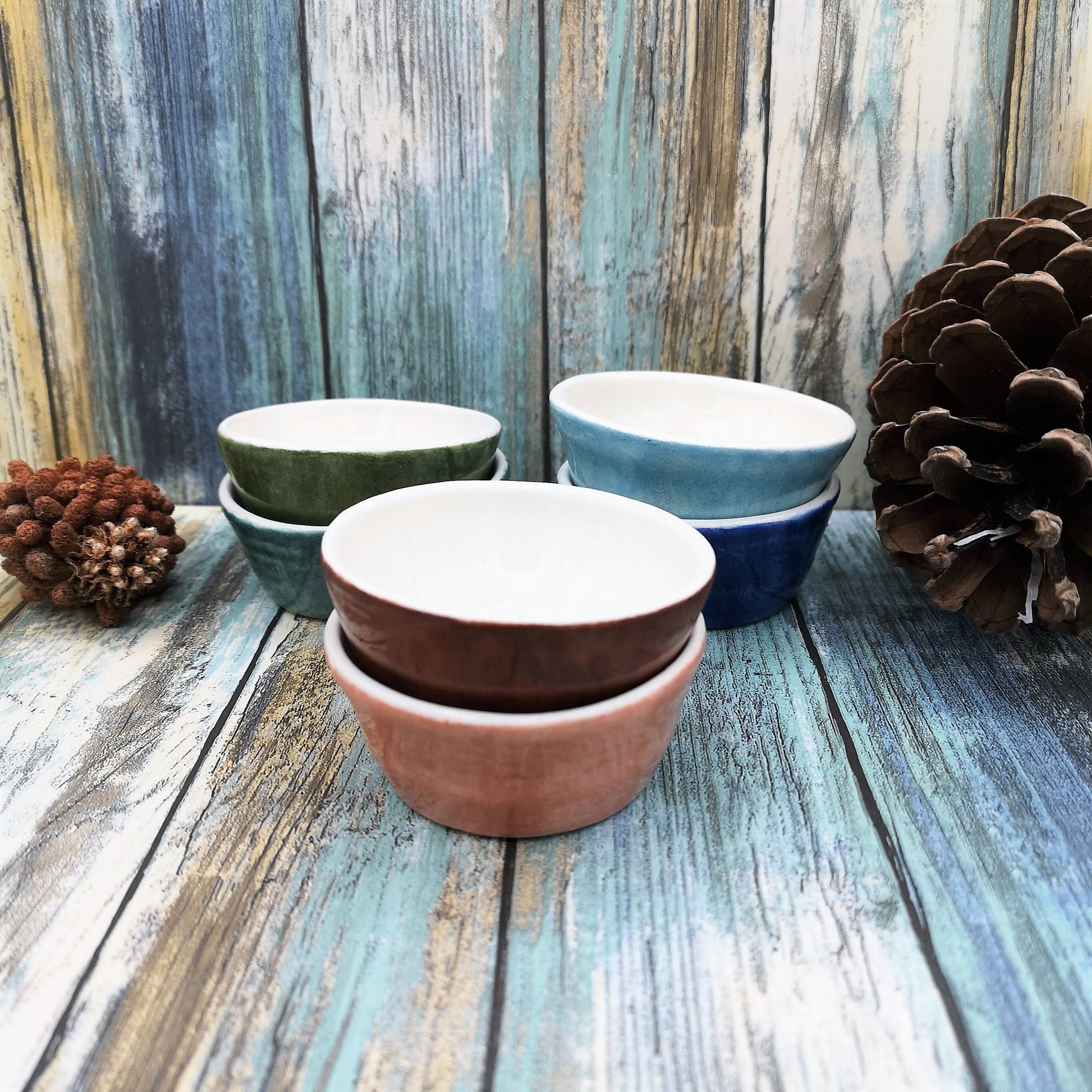 Small Ceramic Bowl Set Of 6, Serving Bowl, Unique Small Sauces Bowls To Serve Small Things, Decorative Bowl Housewarming Gift For New Home - Ceramica Ana Rafael