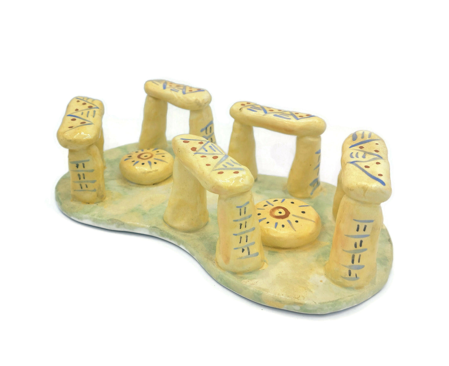 Handmade Ceramic Sculpture Inspired by Megalithic Monuments | Unique Home Decor | Gift for Creative People - Ceramica Ana Rafael
