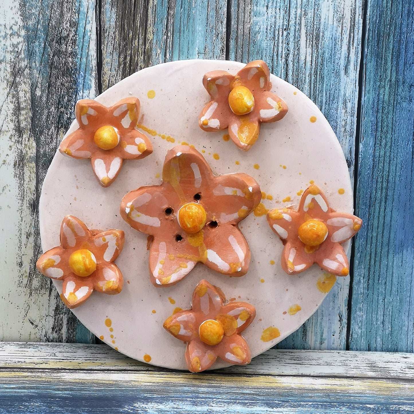 HANDMADE CERAMIC BUTTON Wall Decor For Craft Or Sewing Room Decor, Best Gifts For Her On Mothers Day - Ceramica Ana Rafael