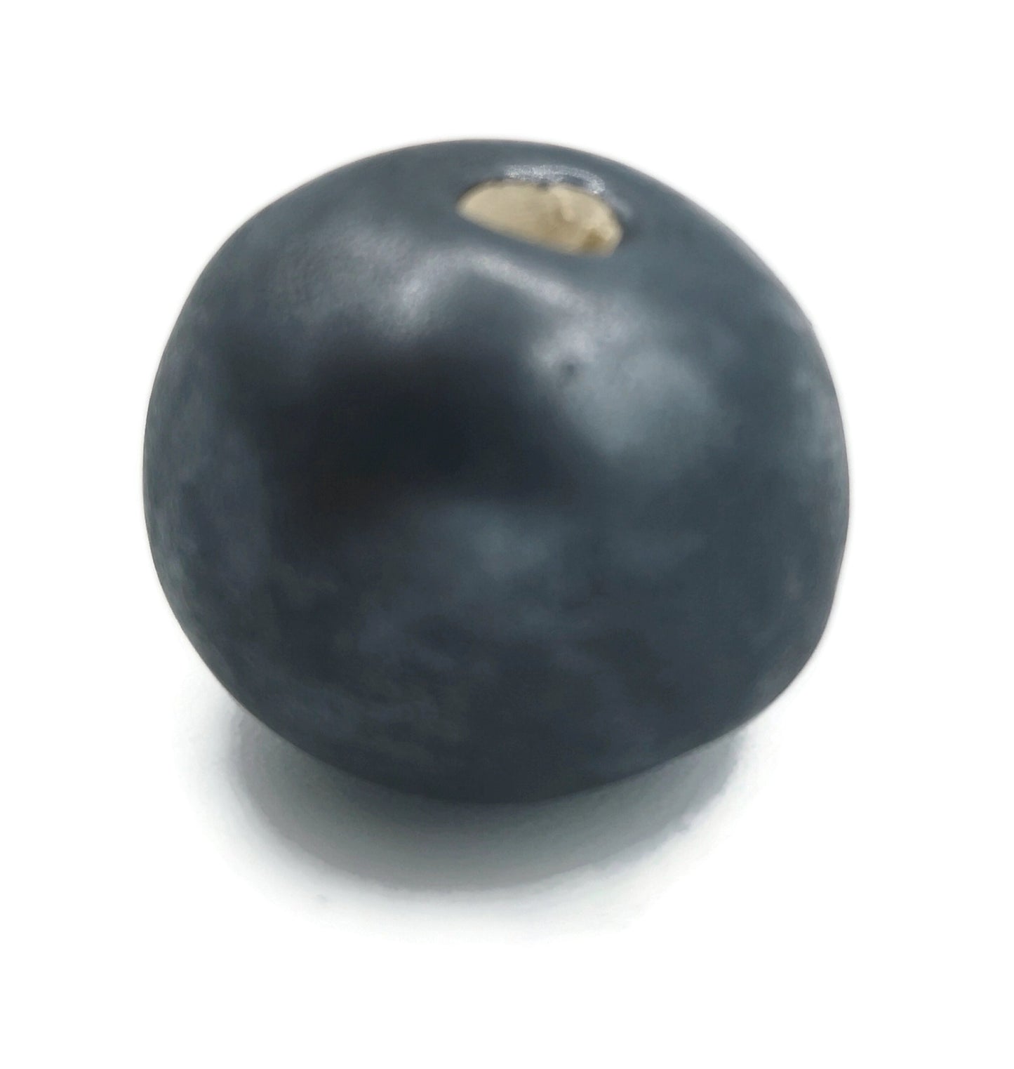 1Pc 30/25/20mm Handmade Ceramic Extra Large Macrame Beads with Large Holes 7mm- Round Clay Beads for Unique Jewelry Making - Bubblegum Style - Ceramica Ana Rafael