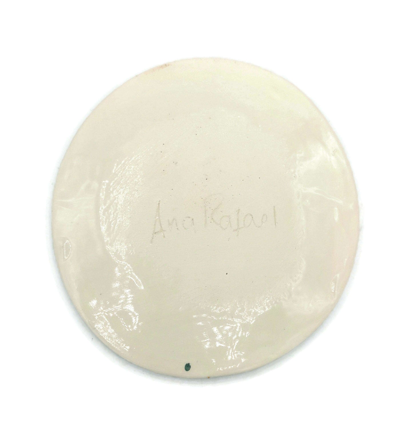 12cm/4.72in Handmade Ceramic Round Pink Soap Bar Holder For Bathroom Decor, Clay Soap Dish Drain, Eco Friendly Zero Waste Pottery Soap Tray