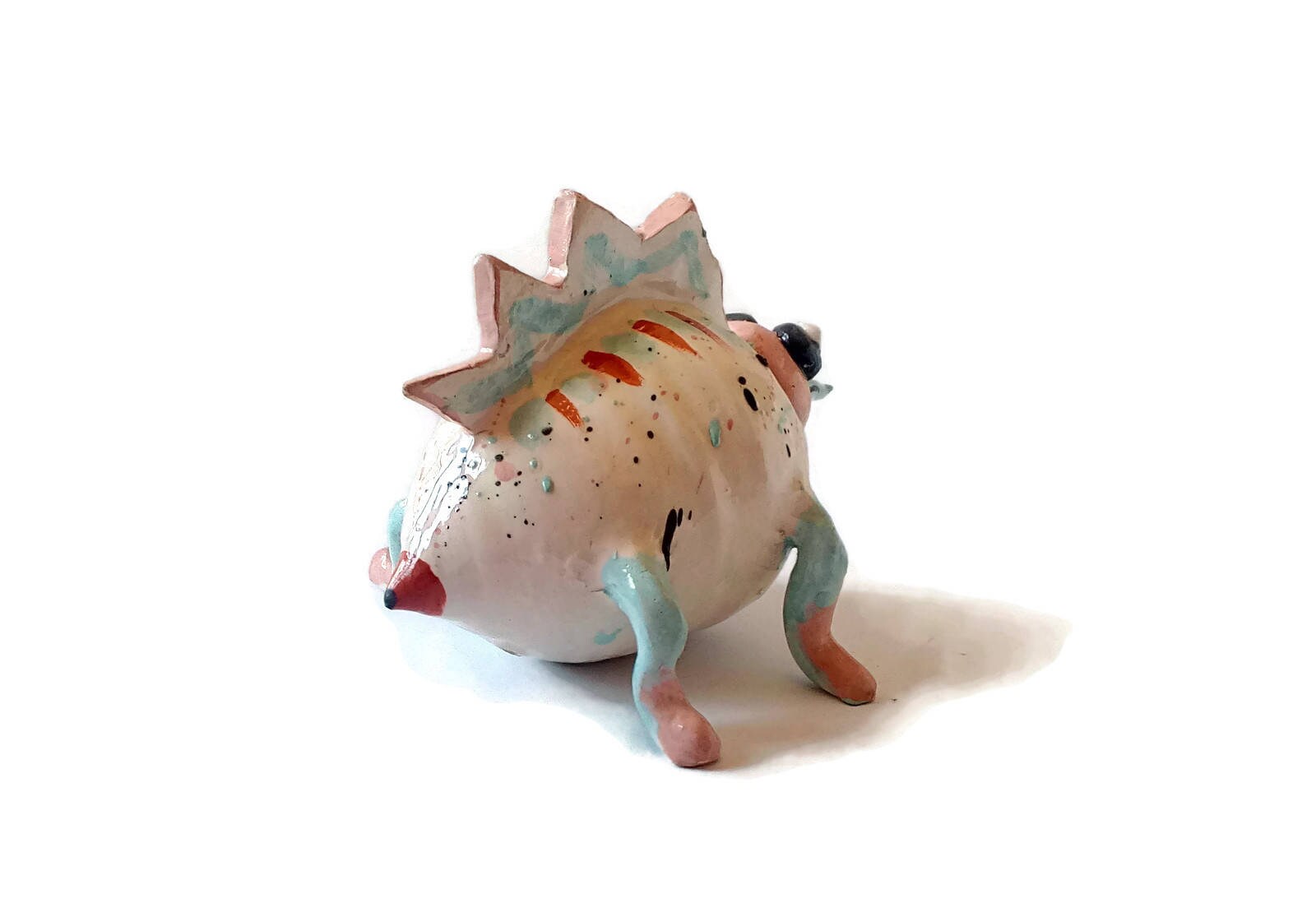 WEIRD SCULPTURE, CERAMIC Sculpture Modern, Unique 9th Anniversary Gift, Handmade Pottery Animal Figurine - Ceramica Ana Rafael