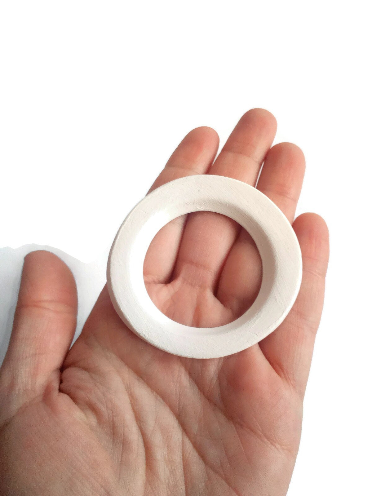 Pendant Blanks Ready To Paint, 4 Pcs Handmade Ceramic Bisque, Geometric Pendant, Diy Ceramics, Decorative Round Pendant - Ceramica Ana Rafael