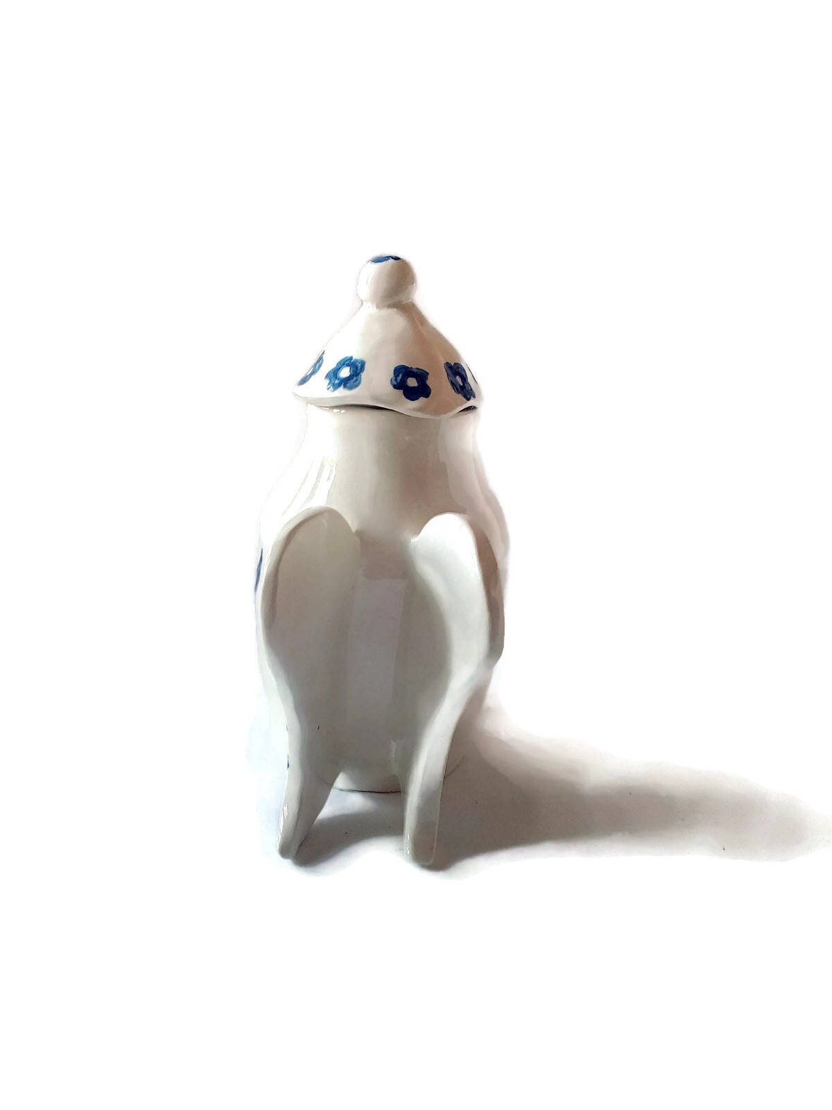 Hand Painted Pitcher With Lid, Butterfly Painting Mothers Day Gift For Grandma, Best Sellers Handmade Ceramic Vase Mom Birthday Gift - Ceramica Ana Rafael