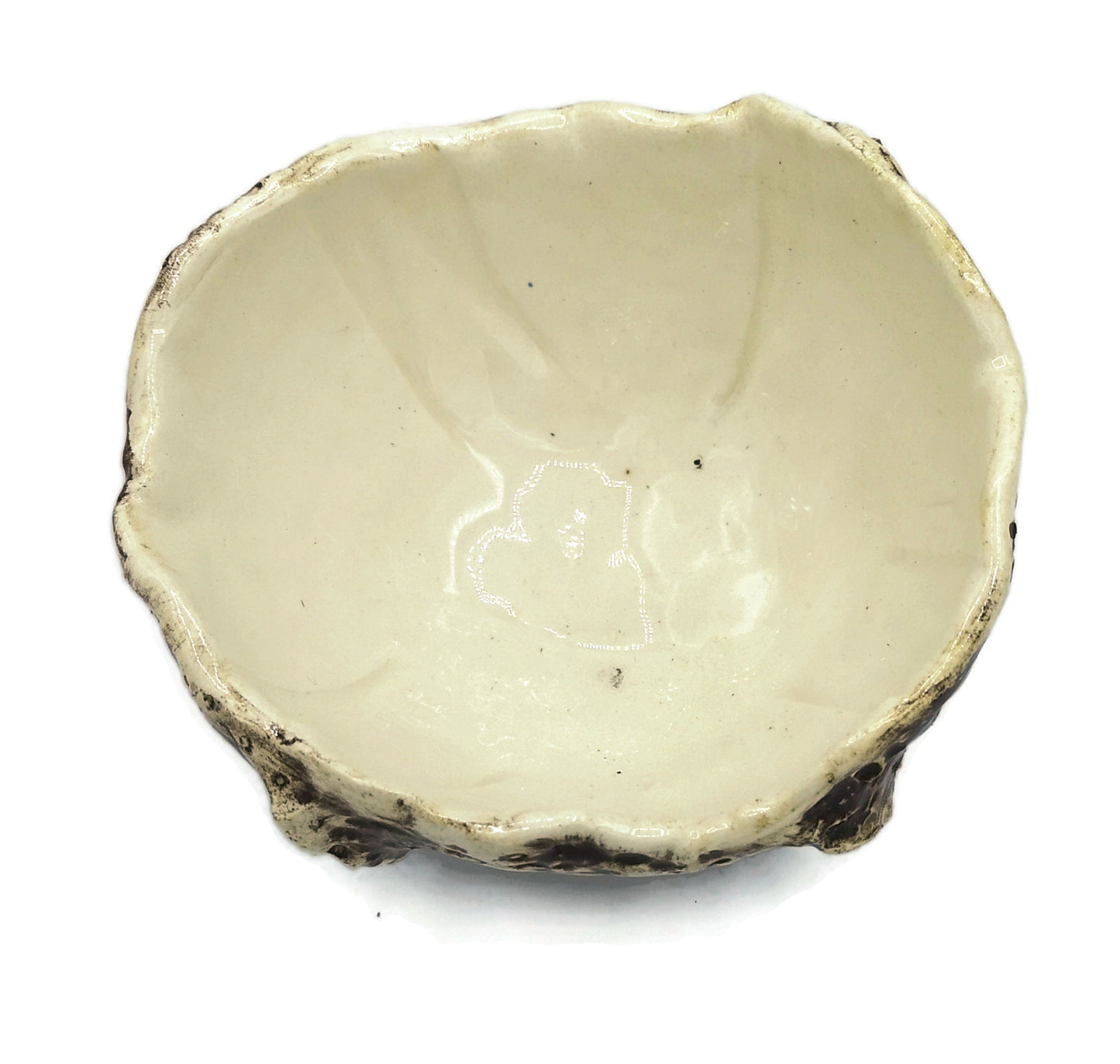 Handmade Ceramic Bowl With Organic Shape, Textured Succulent Planter Without Holes For Home Decor, Gift Idea for Women Who Have Everything - Ceramica Ana Rafael