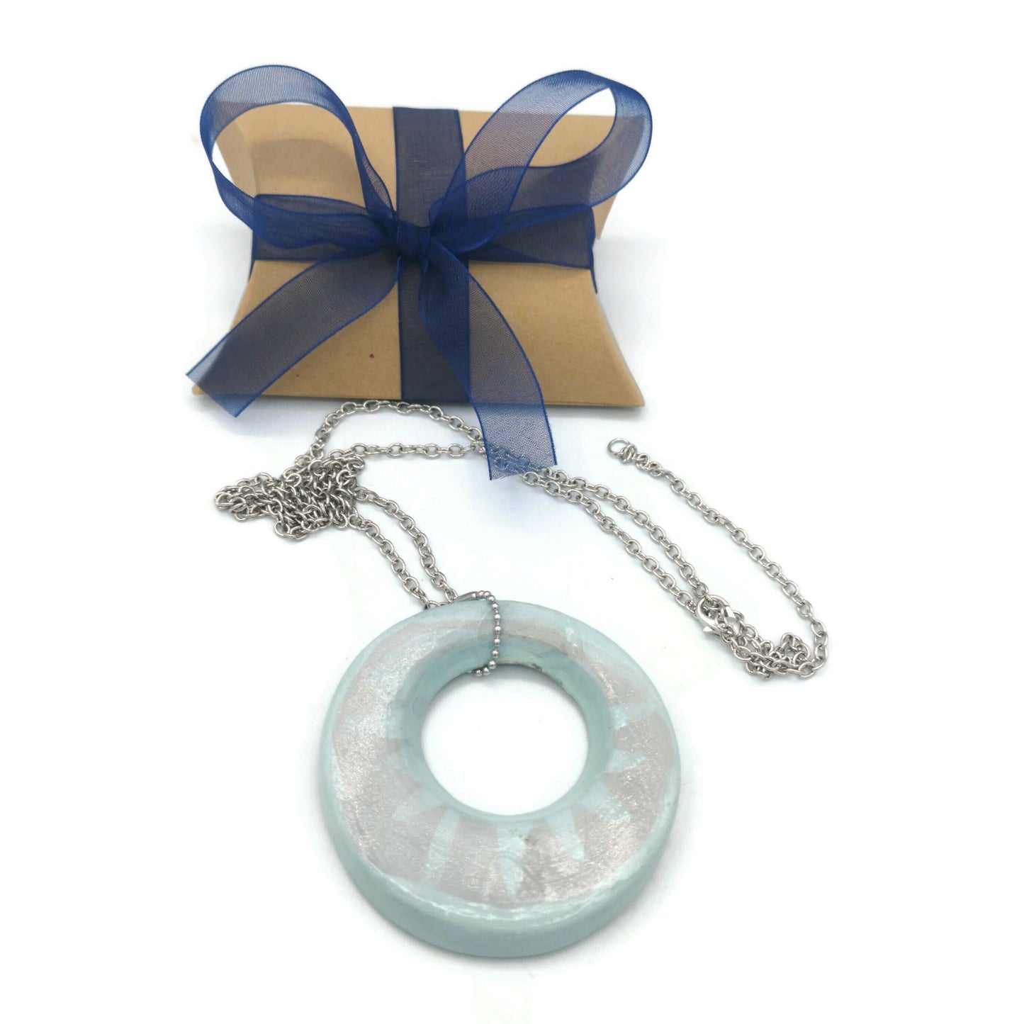 Large Statement Necklace Pendant For Women, Ceramic Jewelry, Gift For Wife, Best Gifts For Her, Mom Birthday Gift From Daughter - Ceramica Ana Rafael