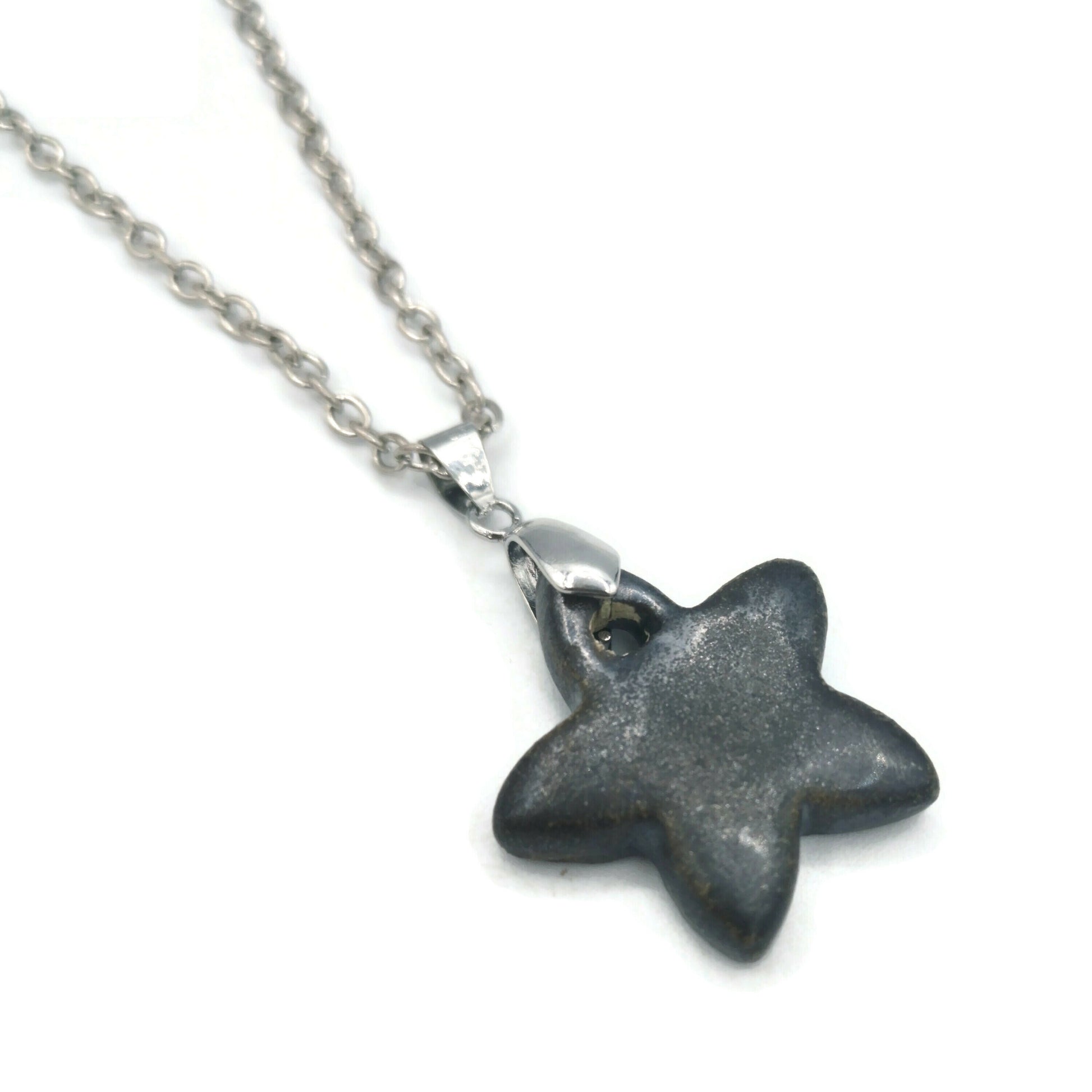 Goth Choker, Celestial Star Choker Custom Necklace Best Gifts For Her, Pendant Necklace For Men, Statement Necklace Mom Birthday Gift, - Ceramica Ana Rafael