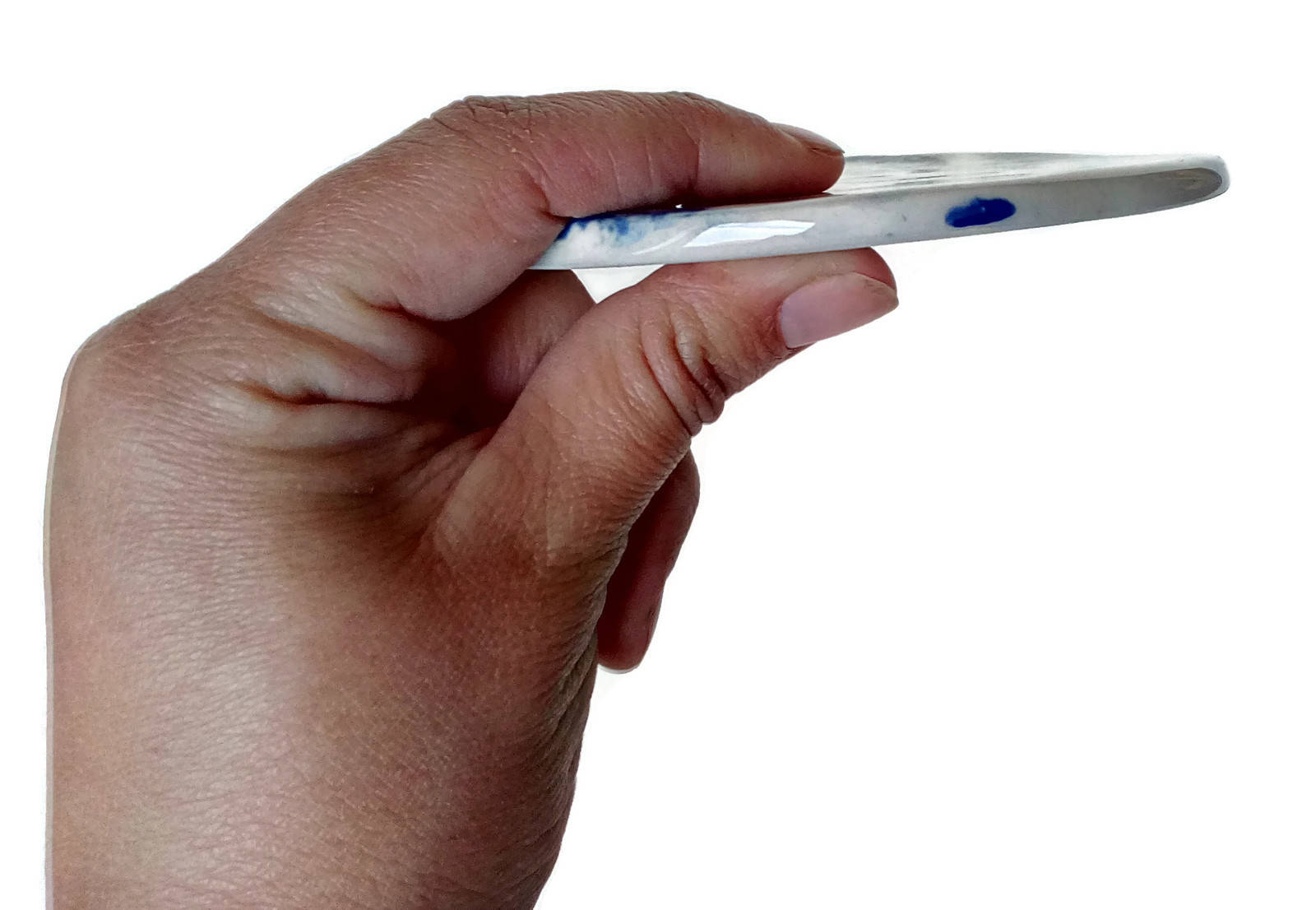 CERAMIC COASTERS, MODERN Coasters Round Shaped For Office Desk, Host Gift, Housewarming Gift First Home - Ceramica Ana Rafael