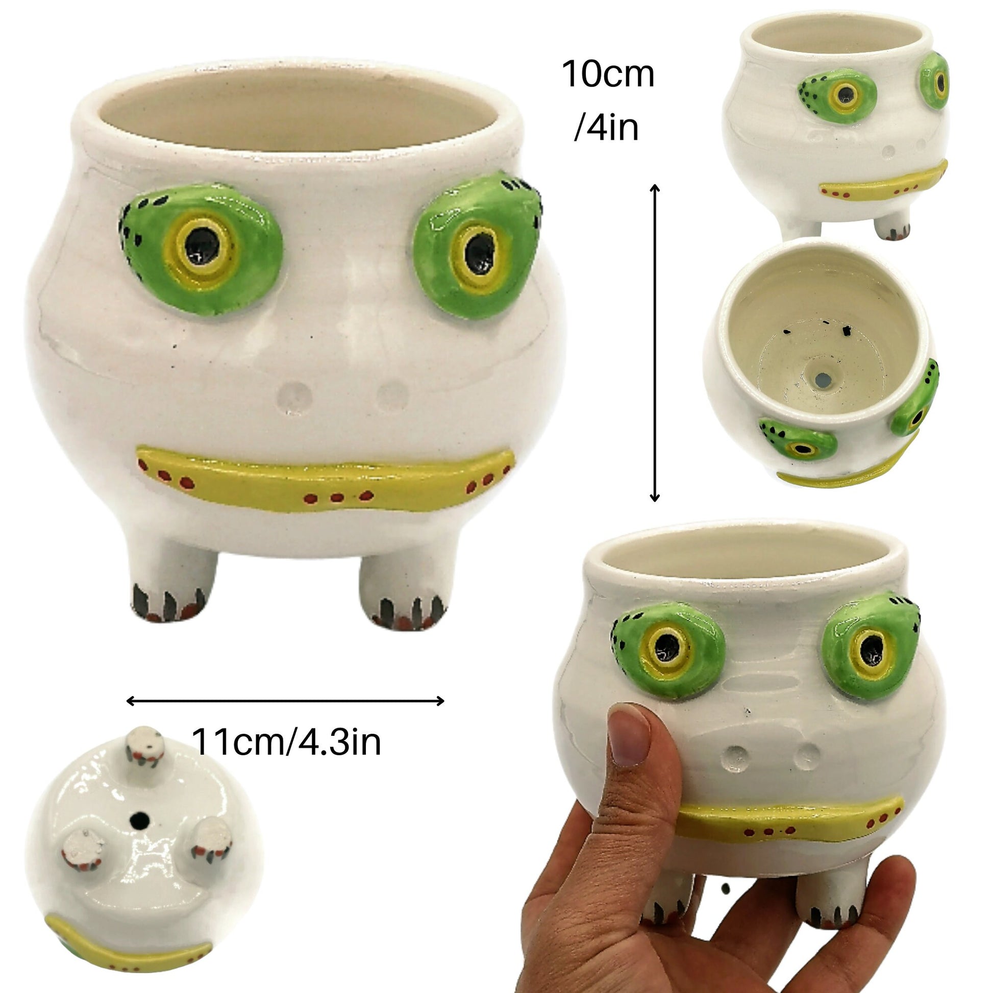 FACE PLANTER POT, Cute Planter, Modern Unique Hanging Head Planter, Indoor Ceramic Vase Planter House Warming Gifts, Funny Plant Holder - Ceramica Ana Rafael