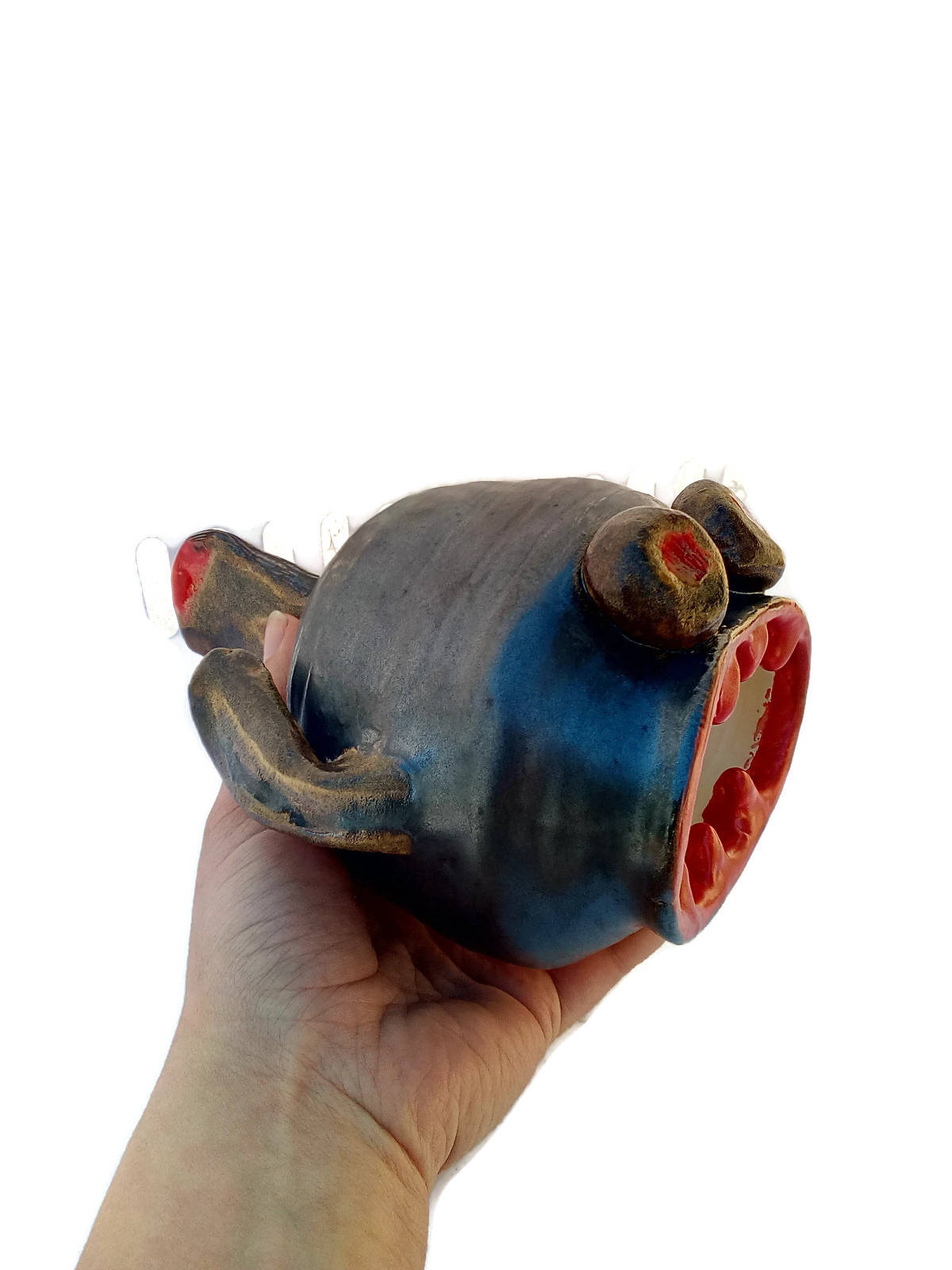 CERAMIC SCULPTURE, FISH Art, Animal Figurine, Modern Clay Sculpture For Table, Contemporary Art, Housewarming Gift First Home - Ceramica Ana Rafael