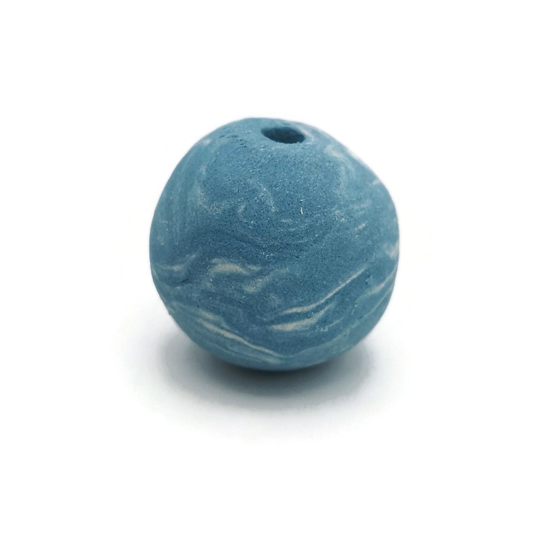 1Pc Extra Large Ceramic Beads For Jewelry Making, Clay Beads Trending Now, Handmade Ceramics Macrame Beads, Large Hole Round Bubblegum Bead - Ceramica Ana Rafael