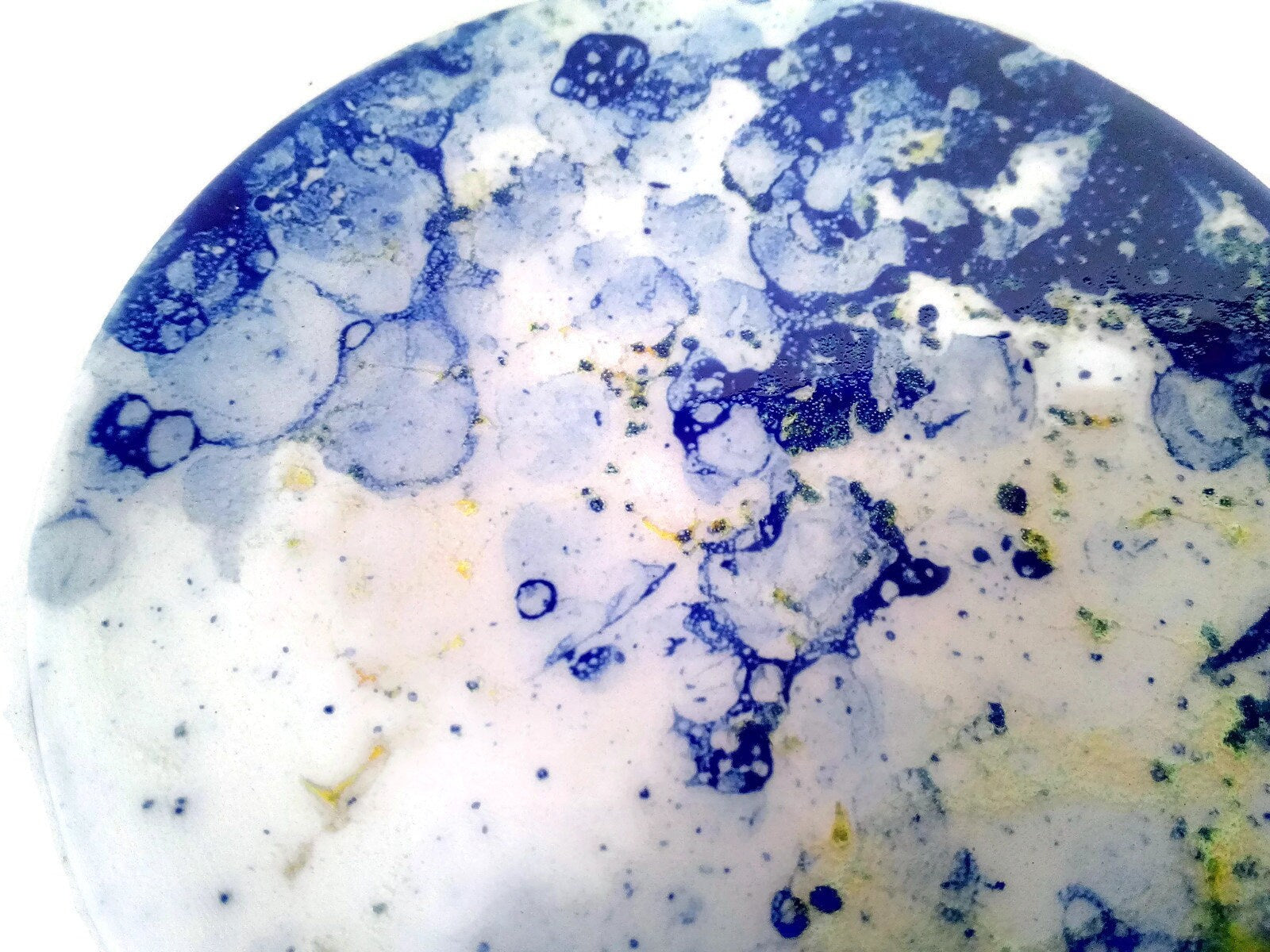 CERAMIC COASTERS, MODERN Coasters Round Shaped For Office Desk, Host Gift, Housewarming Gift First Home - Ceramica Ana Rafael