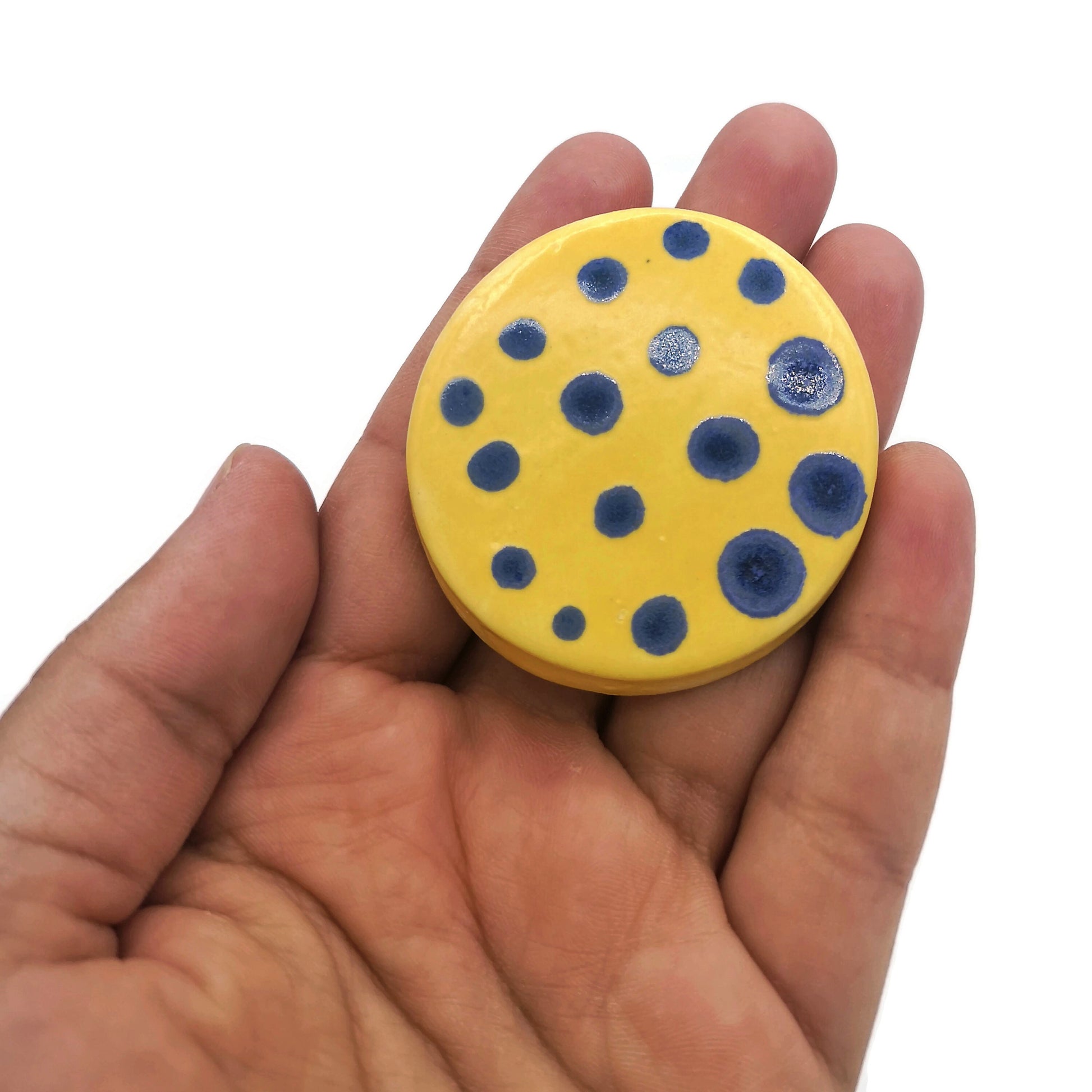 Ceramic Jewelry Broach Pin, Mothers Day Gift For Grandma, Mom Birthday Gift For Women Trending Now Brooch, 9th Anniversaryry Gift For Wife - Ceramica Ana Rafael