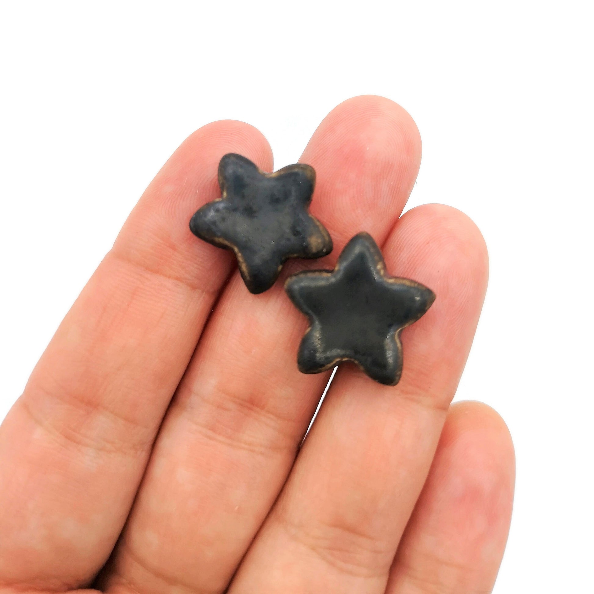 Star Stud Earrings, Geometric Earrings Studs, Clay Earrings Best Gifts For Her, Quirky Mom Birthday Gift From Daughter - Ceramica Ana Rafael