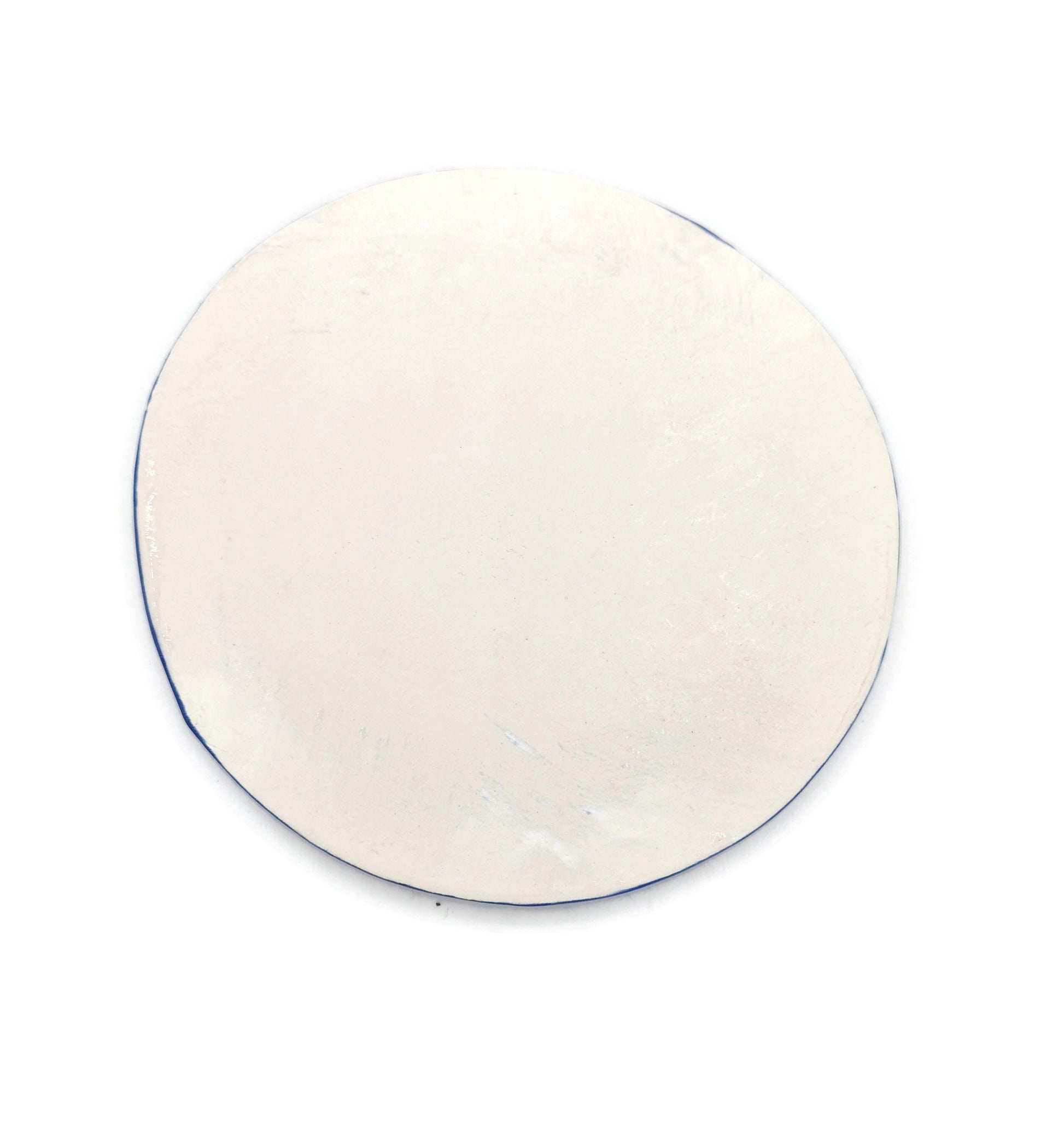 1Pc Handmade Ceramic Blue Evil Eye Coasters For Drinks, Mothers Day Gift For Women, Mom Birthday Gift, Artisan Pottery Best Seller - Ceramica Ana Rafael