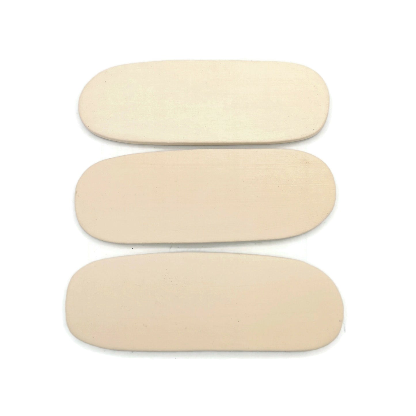 PLAQUE BLANK, SMALL Ceramic Tiles, Set of 3 Ceramic Bisque Ready To Paint Mosaic Pieces, Diy Craft Kits For Adults - Ceramica Ana Rafael