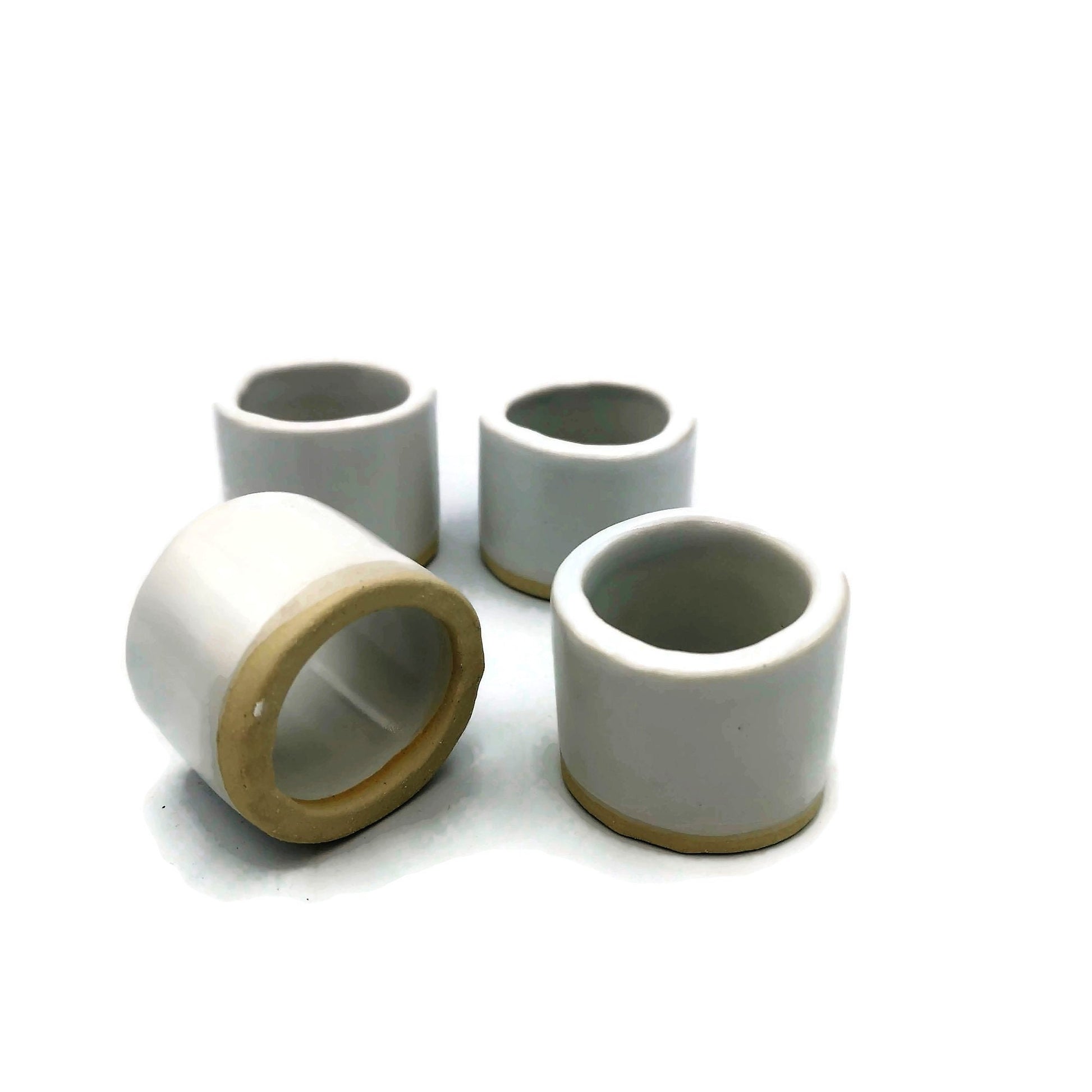 LARGE TUBE BEADS, 1 Pc Unique Clay Beads For Macrame, 35mm Long Ceramic Beads, Decorative Craft Beads With Large Hole 30mm - Ceramica Ana Rafael