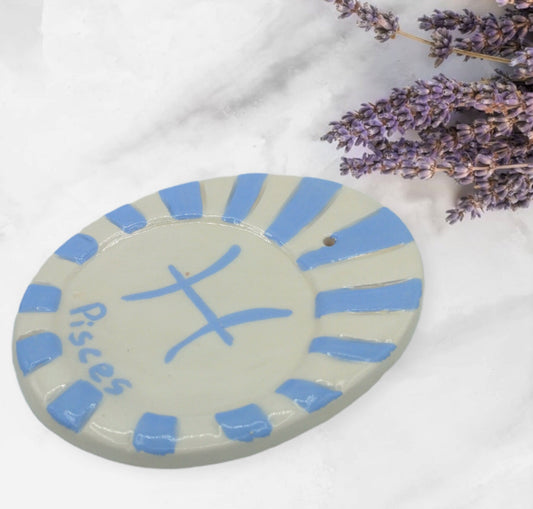 Handmade Ceramic Cone Incense Burner, Pisces Birthday Gift, Mothers Day Gift From Daughter, Clay Incense Stick Holder, Mom Gift Best Sellers - Ceramica Ana Rafael