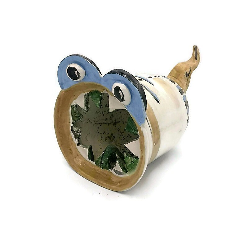 Handmade Ceramic Weird Sculpture, Clay Sculpture Art Best Gifts For Him, Modern Animal Figurine Office Desk Accessories For Men, Best Seller - Ceramica Ana Rafael