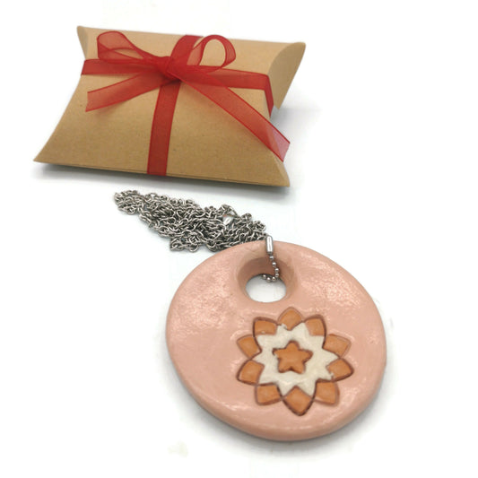 Aesthetic Necklace, Handmade Ceramic Best Gifts For Her, Best Sellers Statement Necklace Mom Birthday Gifts From Daughter, 9th anniversary - Ceramica Ana Rafael