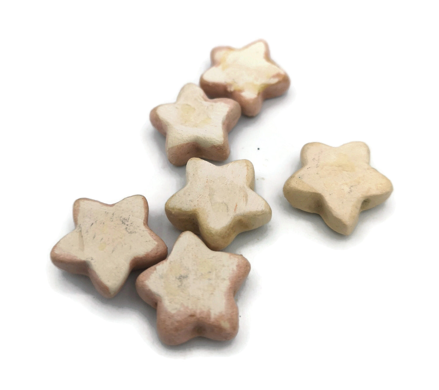 CUTE CABOCHONS, CERAMIC Jewelry Making Set of 6 Assorted 20mm Flatback Cabochon, Clay Beads Without Hole, Unique Gift For Mom - Ceramica Ana Rafael