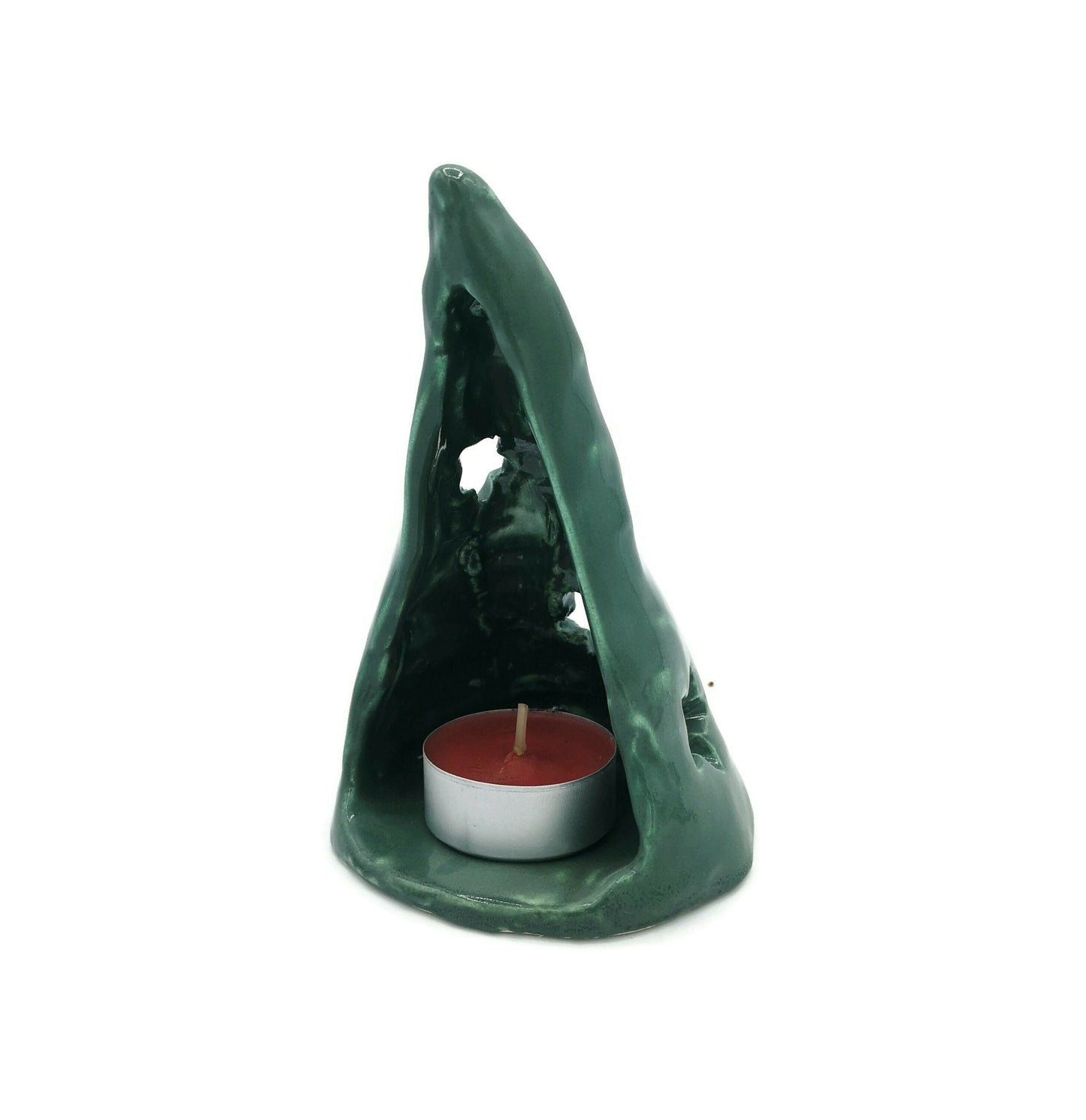 Candle Holder Christmas Decor Gift For Women Who Has Everything, Christmas decoration, Handmade Ceramics Small Christmas Tree, Secret Santa - Ceramica Ana Rafael