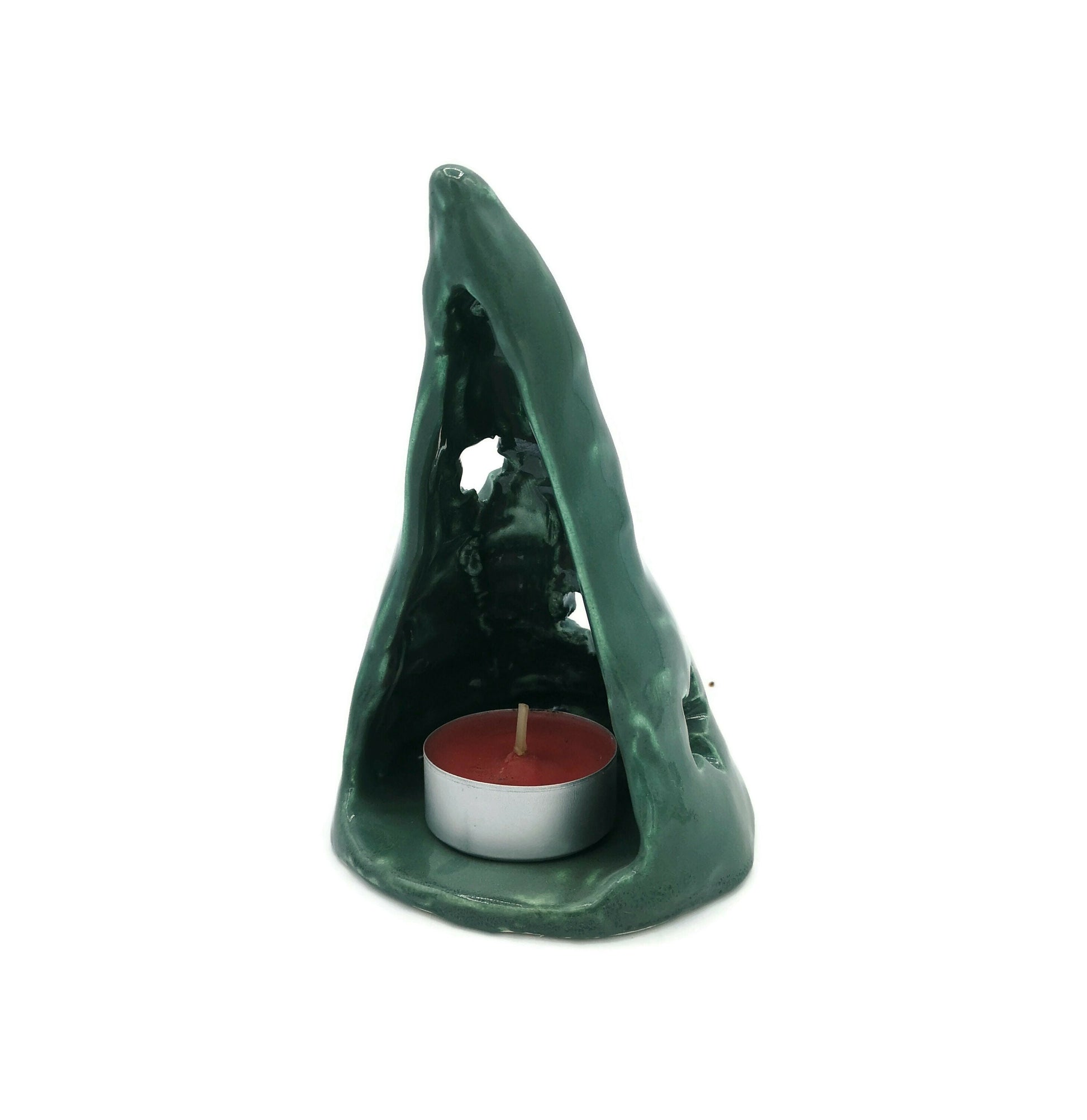 Candle Holder Christmas Decor Gift For Women Who Has Everything, Christmas decoration, Handmade Ceramics Small Christmas Tree, Secret Santa - Ceramica Ana Rafael